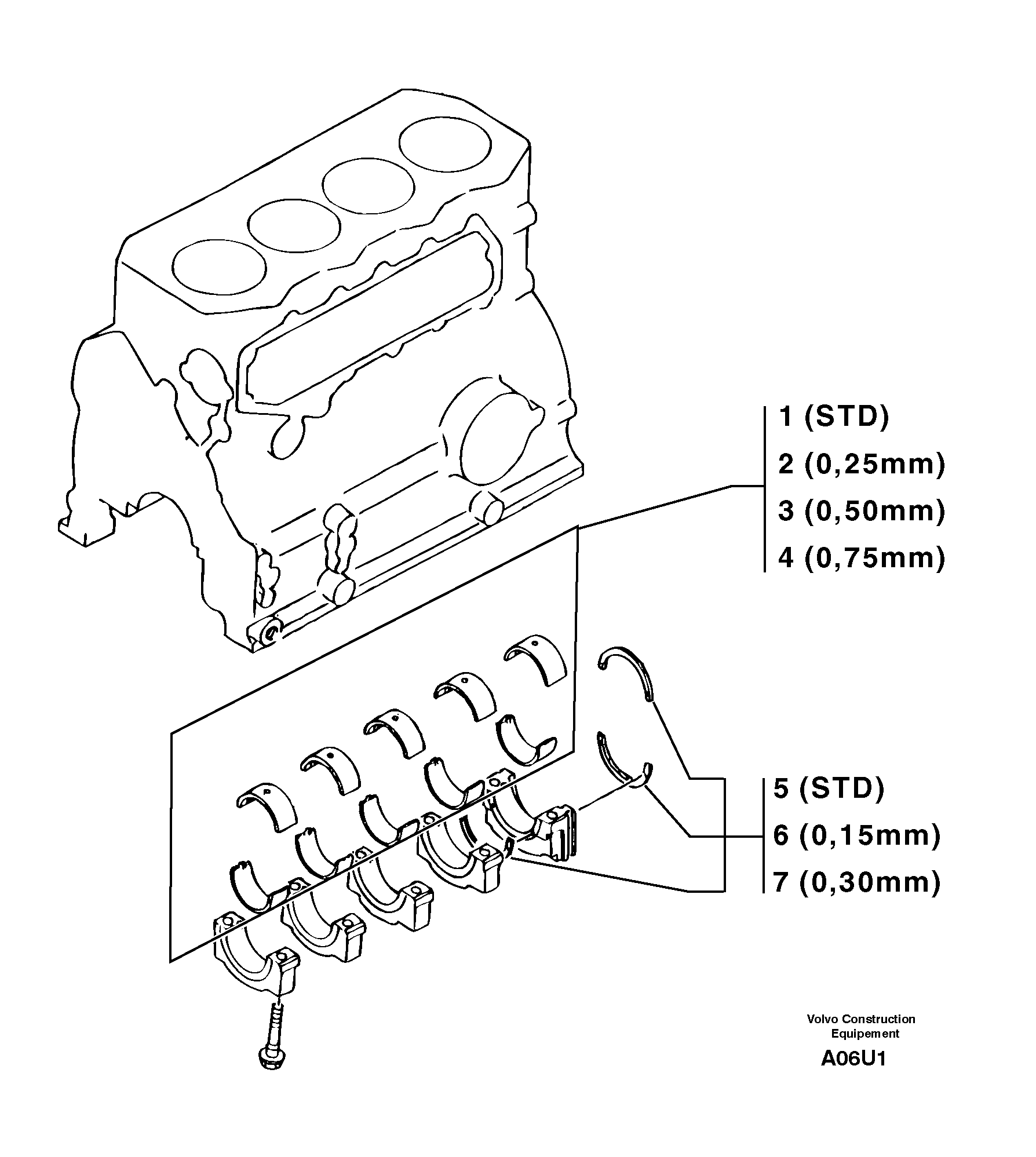 Схема запчастей Volvo EC70 - 56 Bearings ( set ) EC70 TYPE 233
