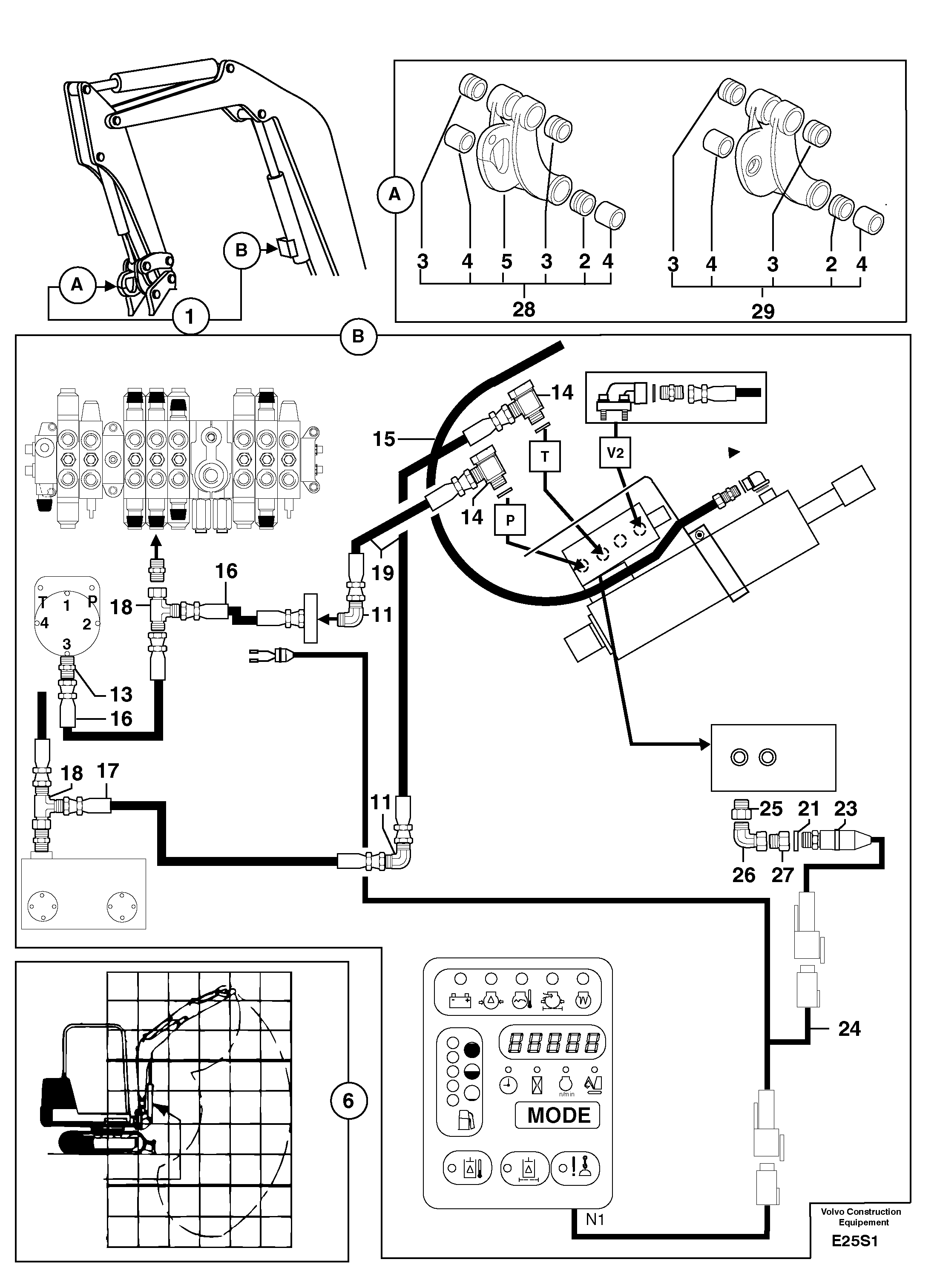 Схема запчастей Volvo EW50 - 13874 Handling operations kit / with Puma / Ce EW50 TYPE 256