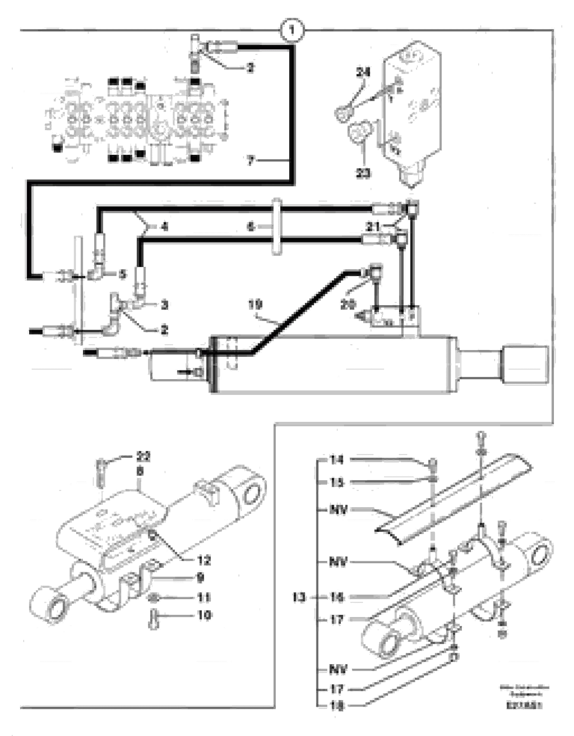 Схема запчастей Volvo EW50 - 13881 Supplement concerning handling operations / option EW50 TYPE 256