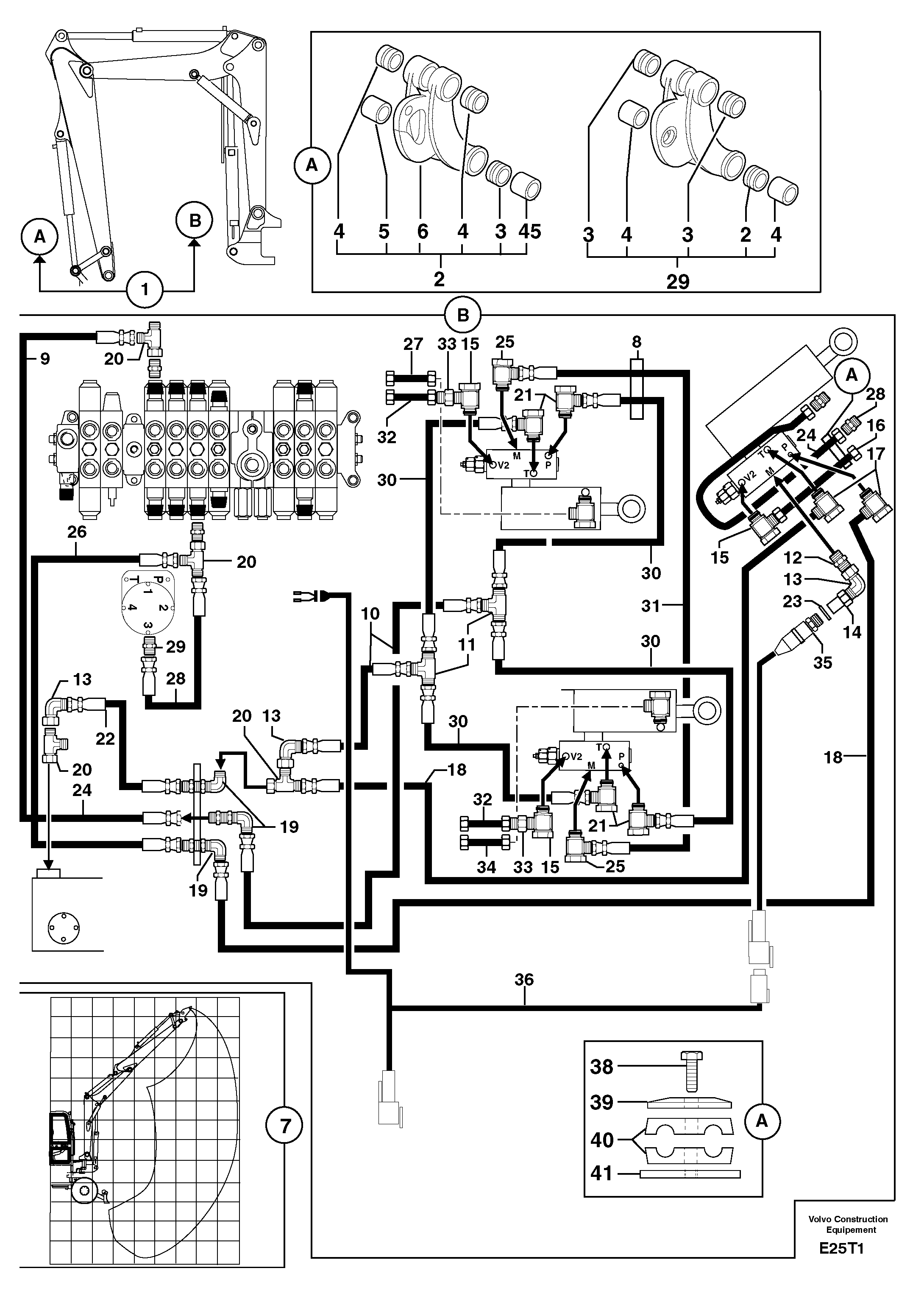 Схема запчастей Volvo EW50 - 26181 Handling operations Ce / with Puma EW50VV TYPE 256