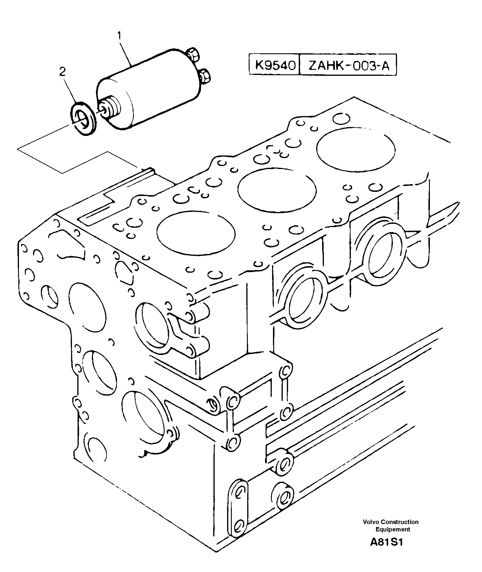 Схема запчастей Volvo EW50 - 104864 Throttle and stop controls EW50 TYPE 256