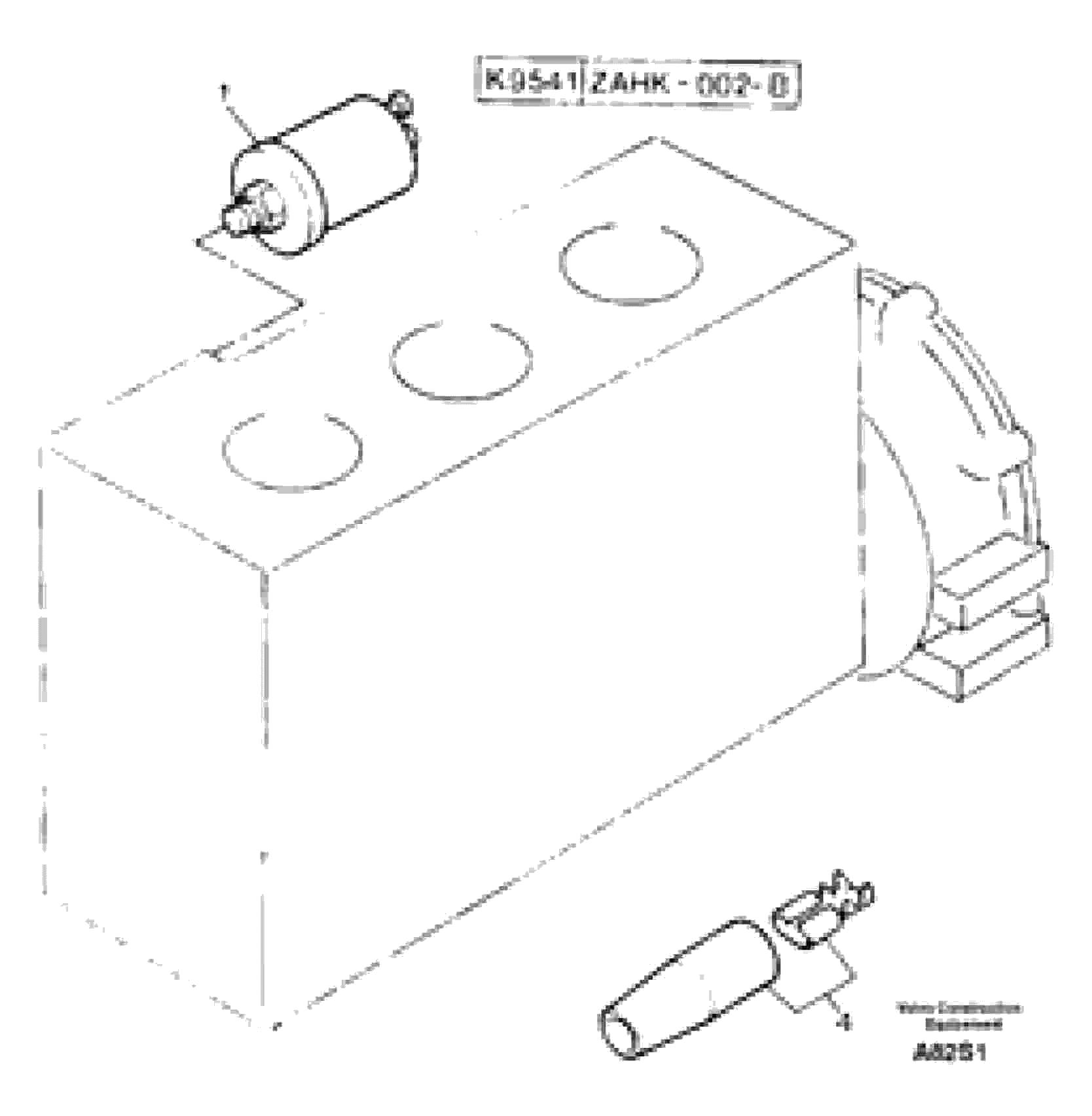 Схема запчастей Volvo EW50 - 12794 Throttle and stop controls EW50 TYPE 256