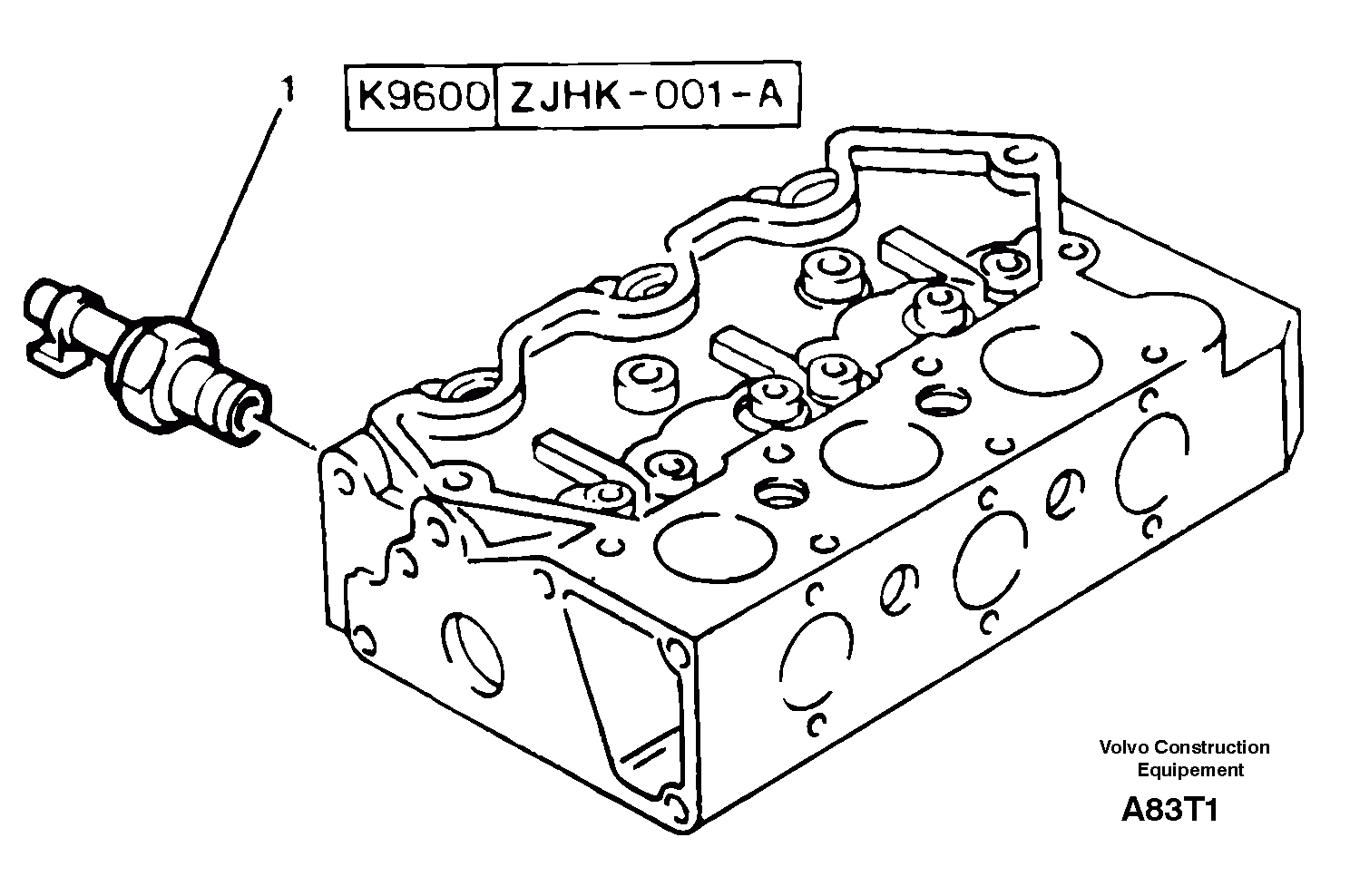 Схема запчастей Volvo EW50 - 24727 Lubrication oil pressure switch and gauge EW50VV TYPE 256