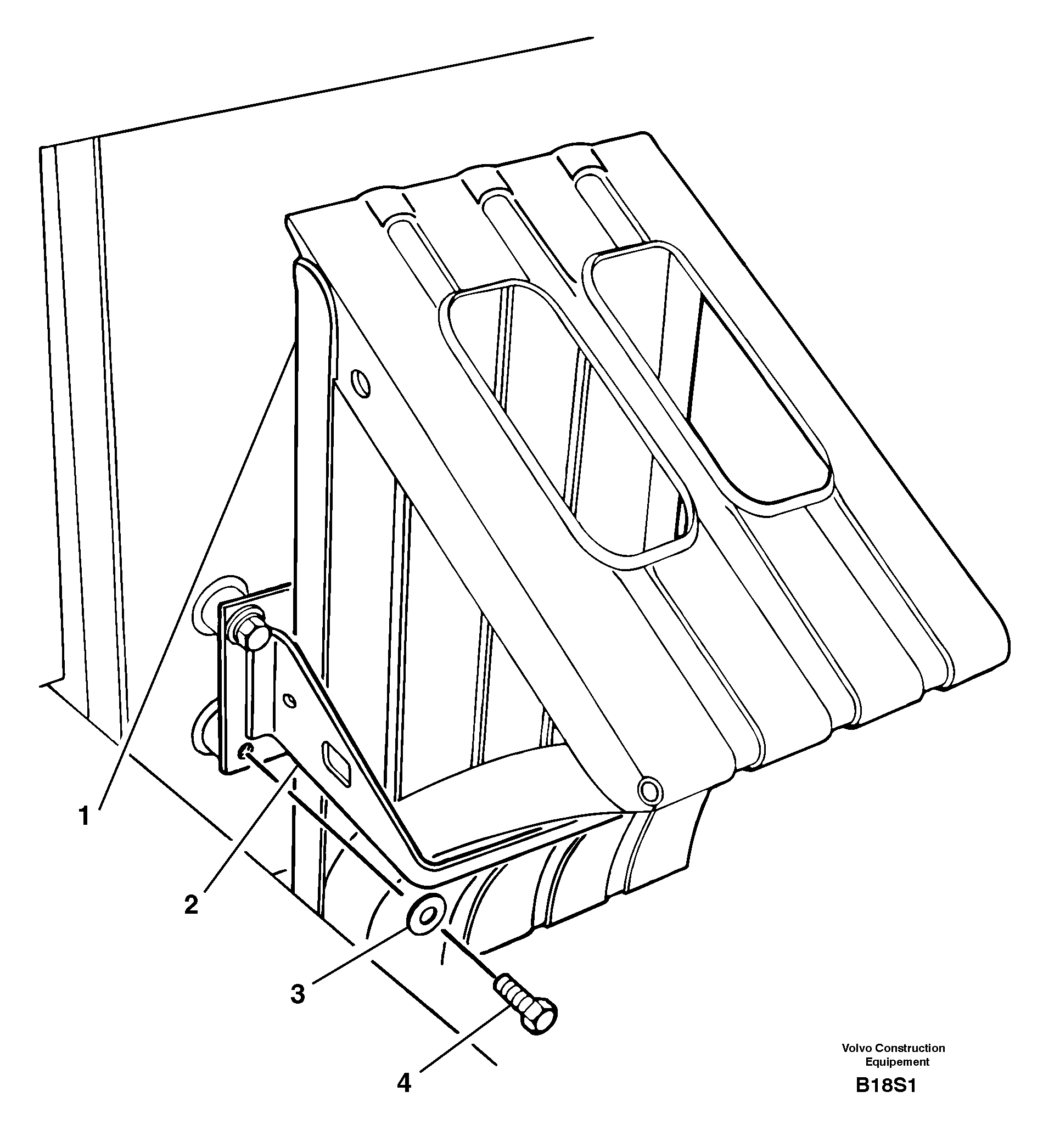 Схема запчастей Volvo EW50 - 9445 Shim for wheel EW50 TYPE 256