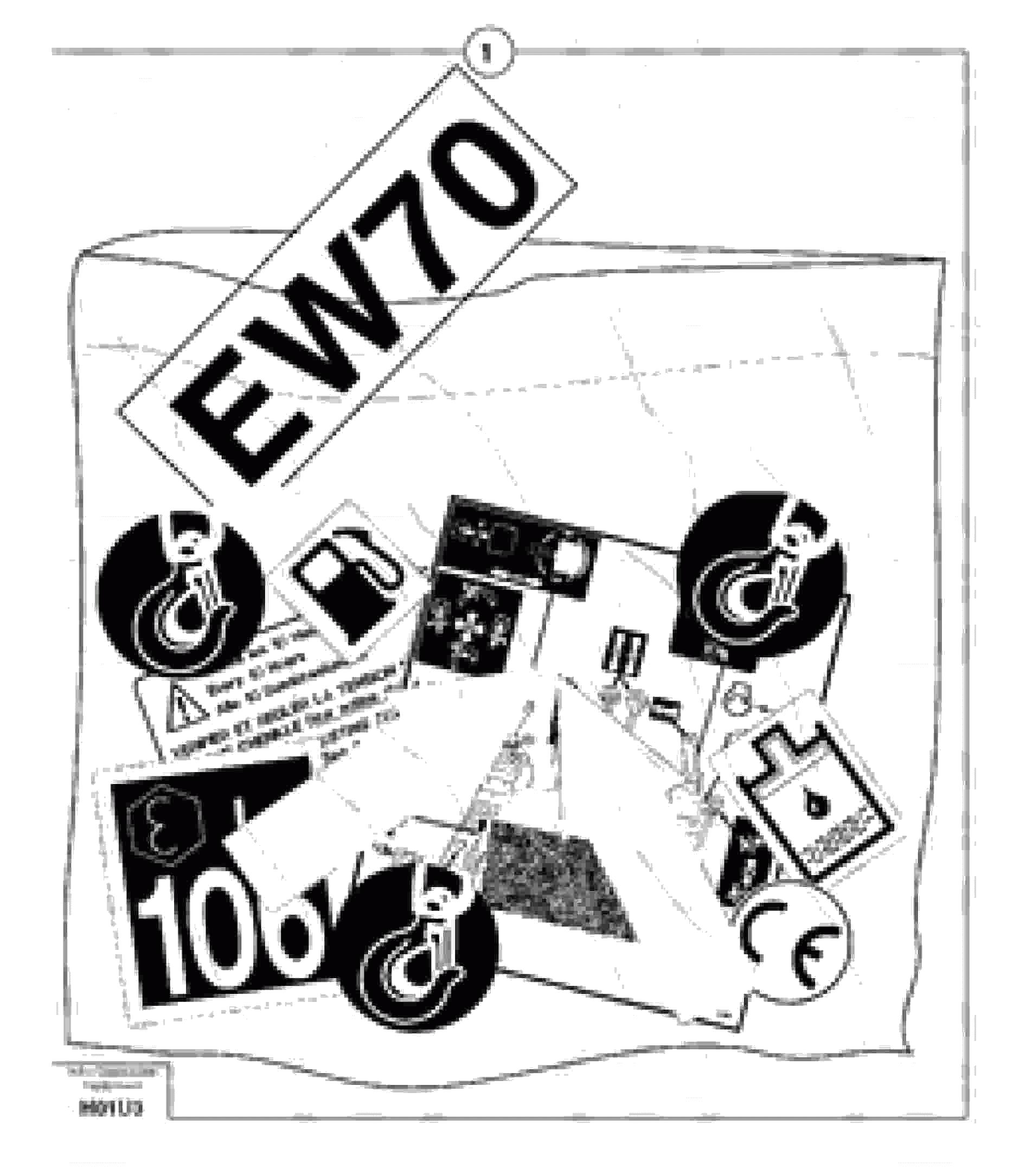 Схема запчастей Volvo EW70 - 6138 Transfer EW70 TYPE 262