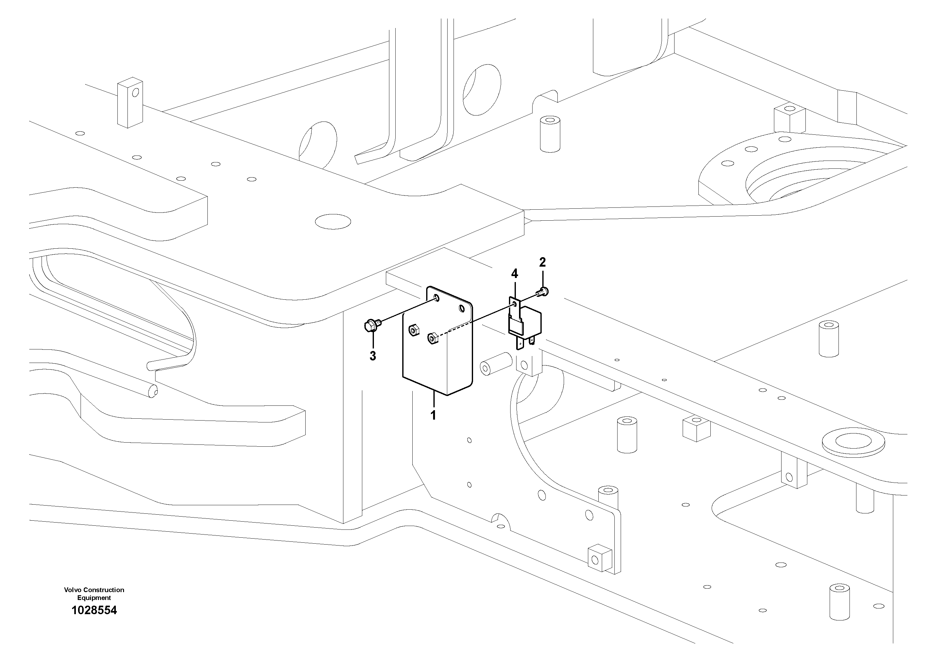 Схема запчастей Volvo ECR88 - 11179 Electrical relay ECR88 S/N 14011-