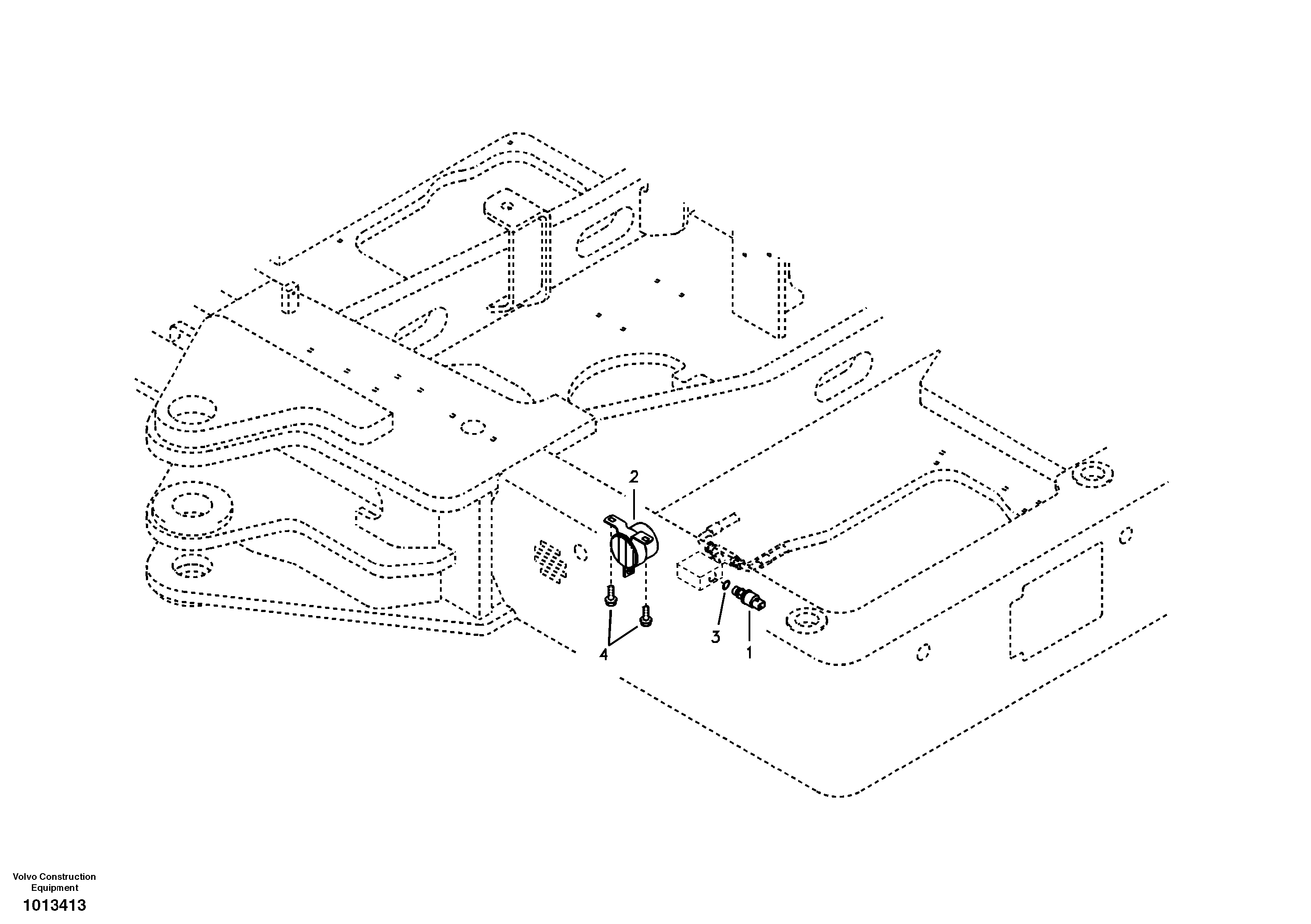 Схема запчастей Volvo ECR88 - 30602 Back-up warning unit ECR88 S/N 10001-14010