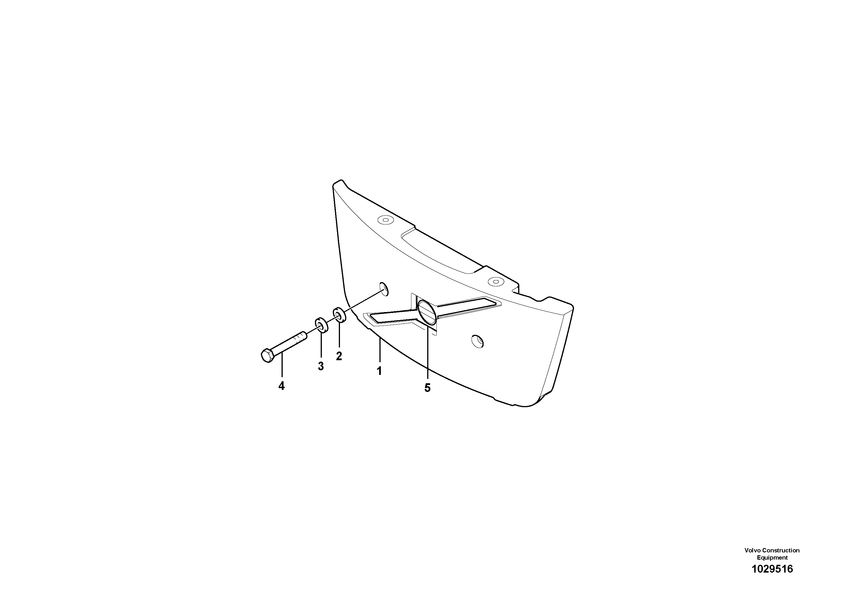 Схема запчастей Volvo ECR88 - 63575 Противовесы ECR88 S/N 10001-14010