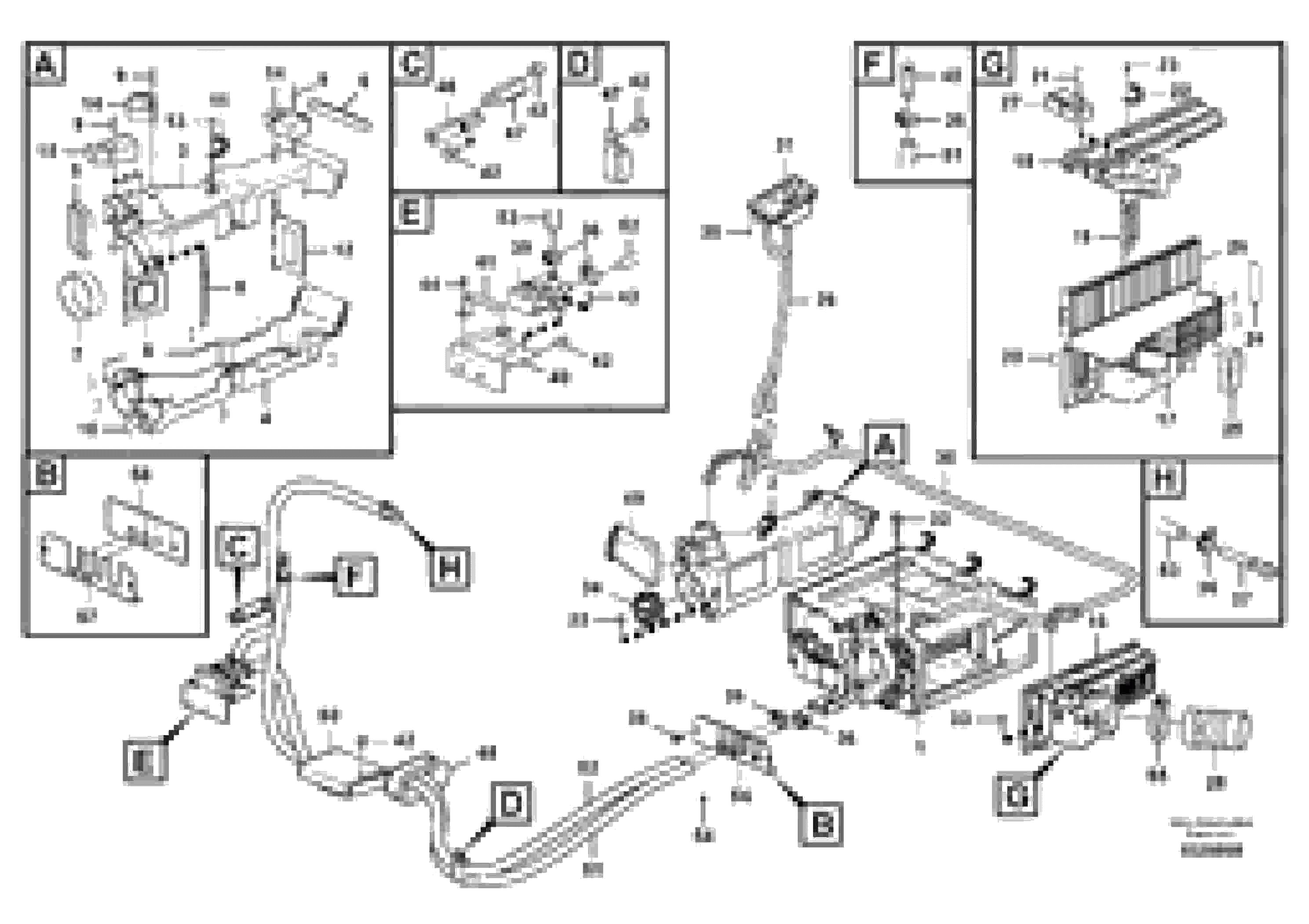 Схема запчастей Volvo ECR88 - 78287 Heating line ECR88 S/N 10001-14010