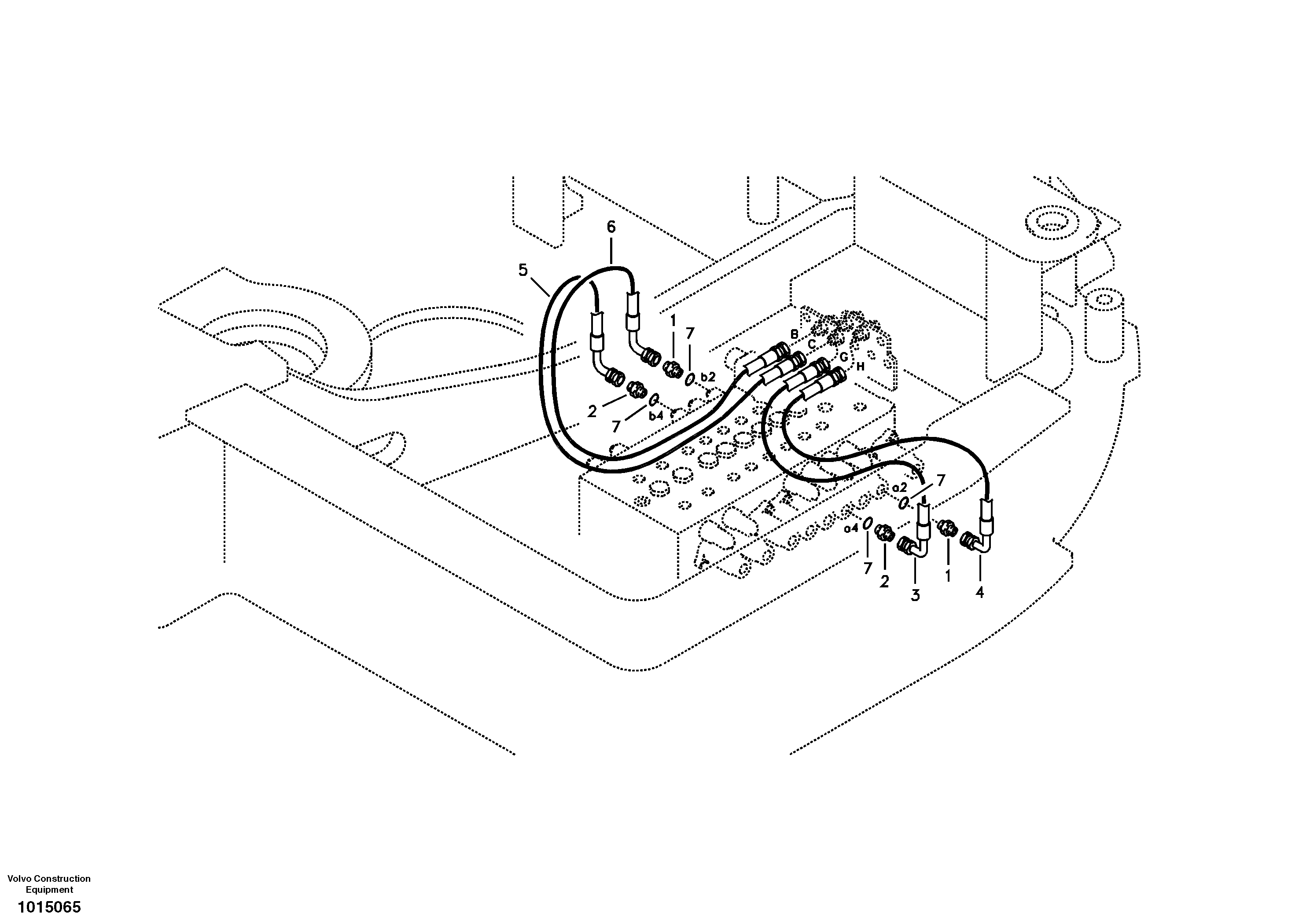 Схема запчастей Volvo ECR88 - 33210 Servo system, changing lever function ECR88 S/N 10001-14010