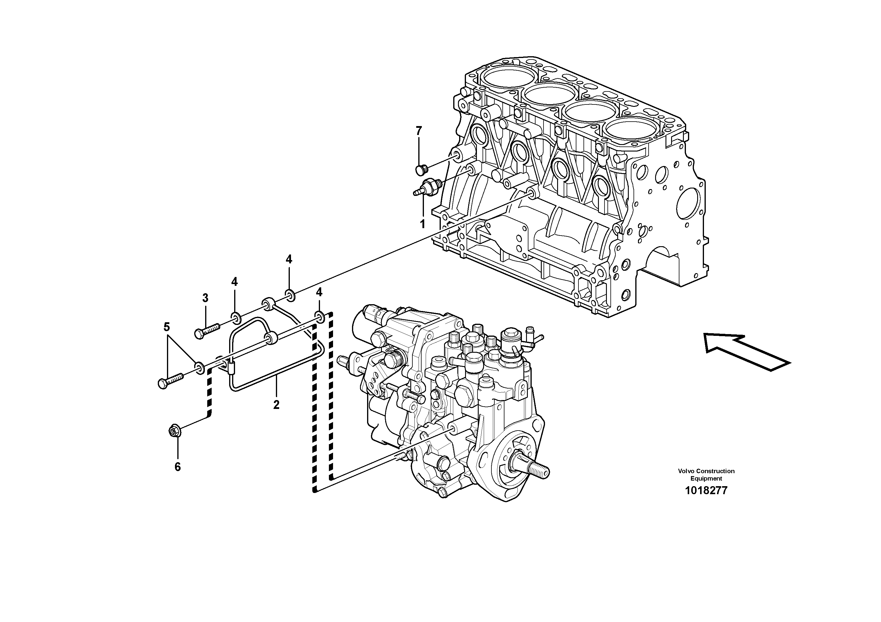 Схема запчастей Volvo EC35C - 23523 Система масляной смазки EC35C