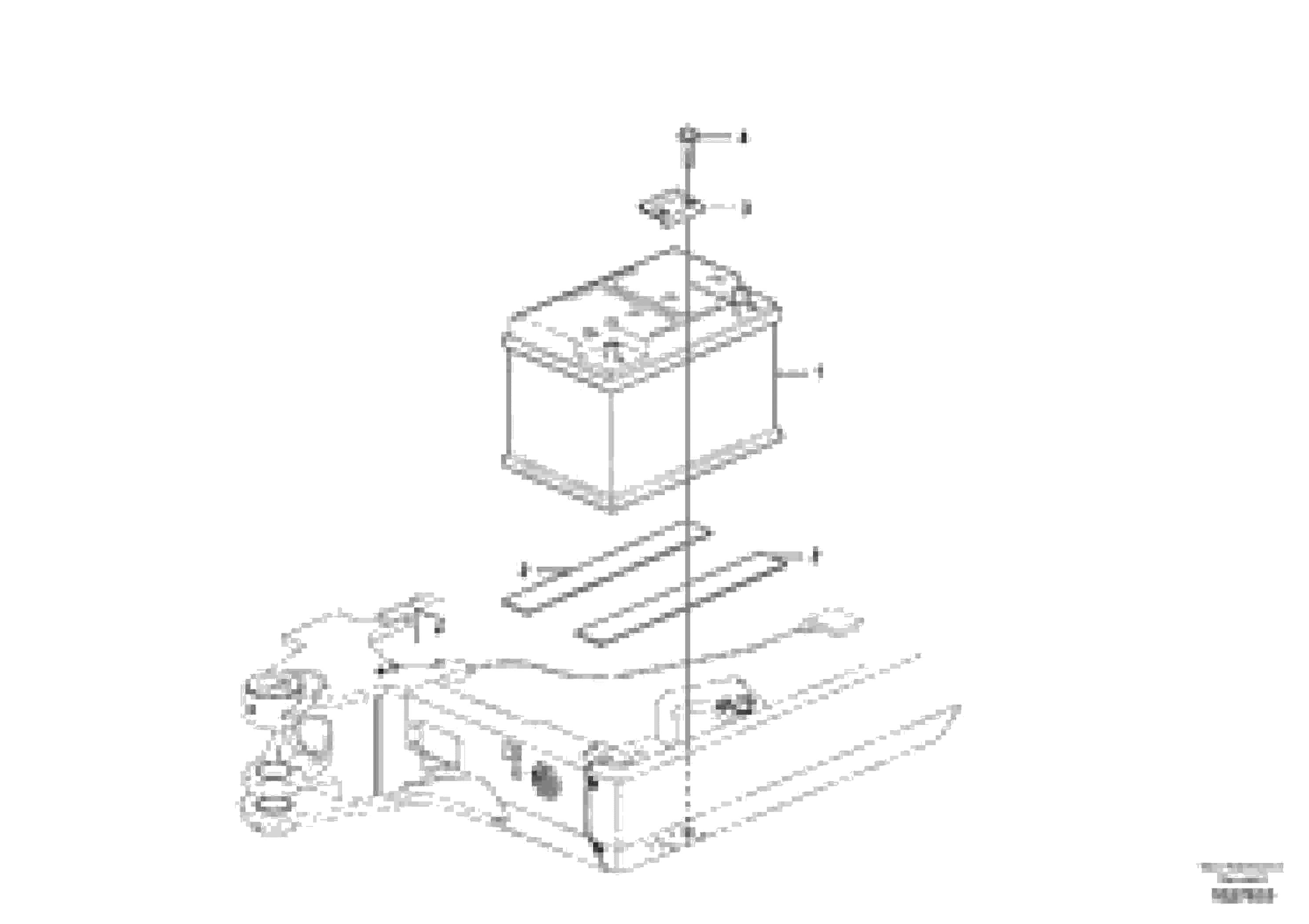 Схема запчастей Volvo EC35C - 97464 Батарея аккумуляторная EC35C
