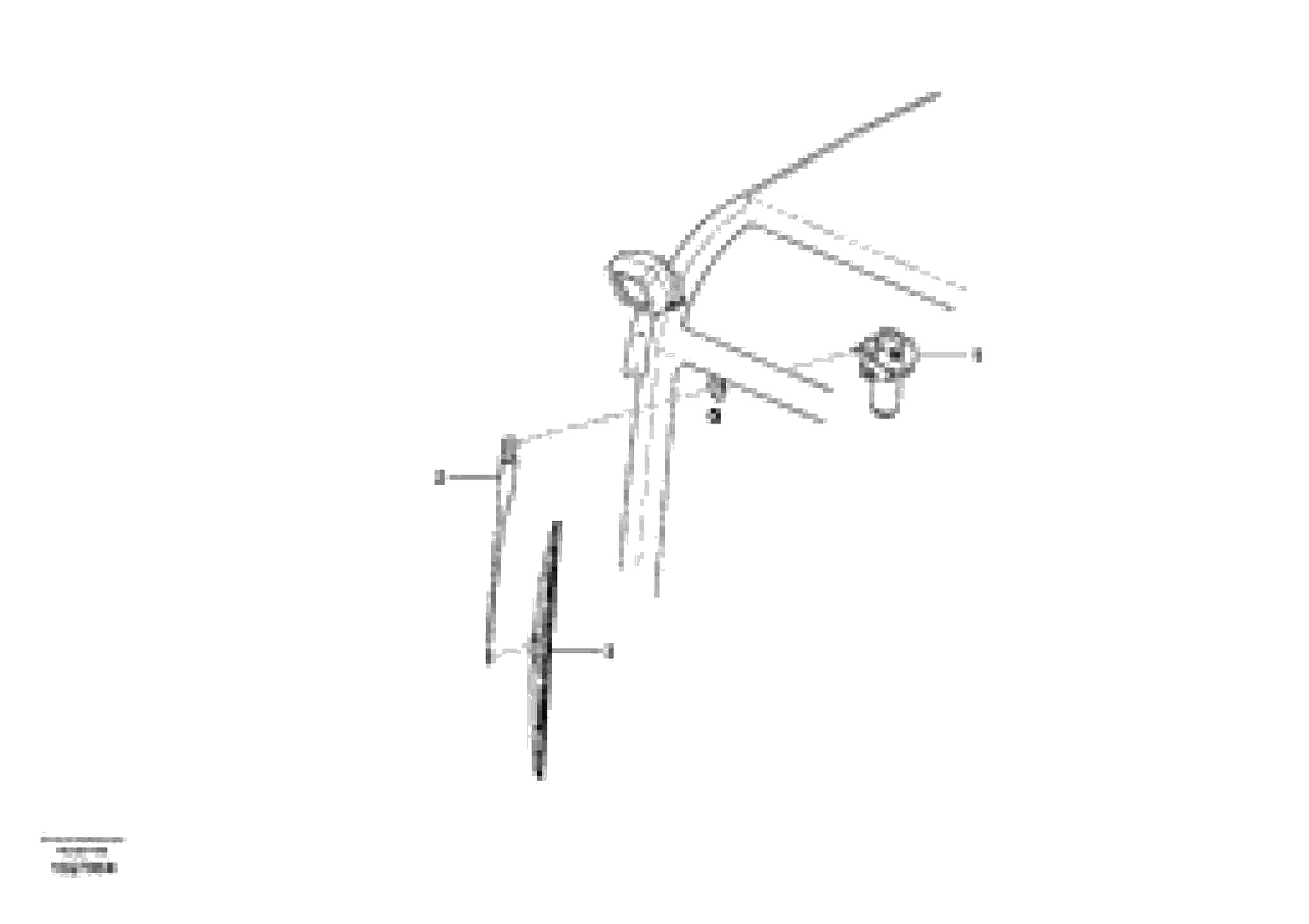 Схема запчастей Volvo EC35C - 30636 Windscreen wiper, upper EC35C