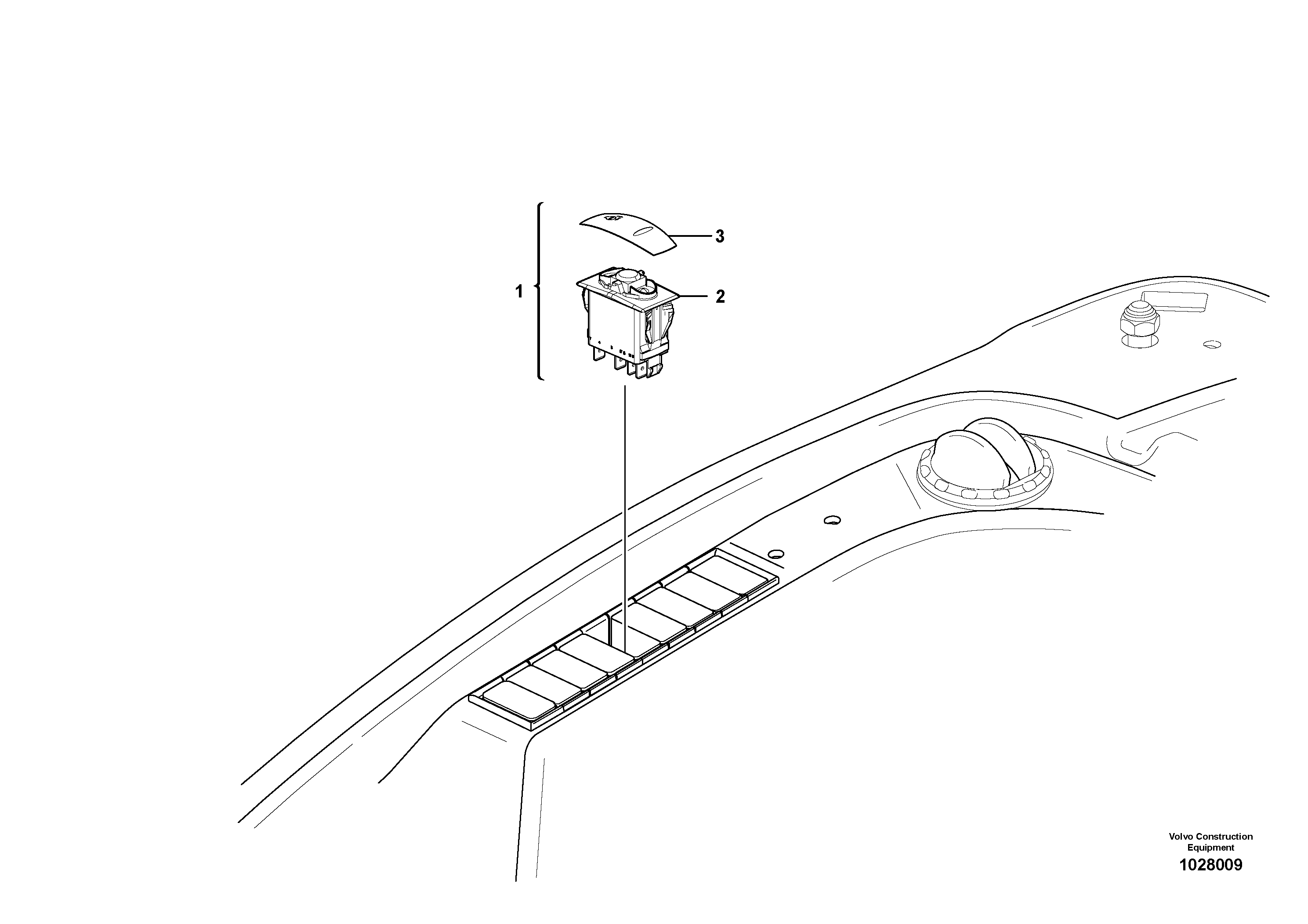 Схема запчастей Volvo EC35C - 57375 Switch, Auto Idle EC35C