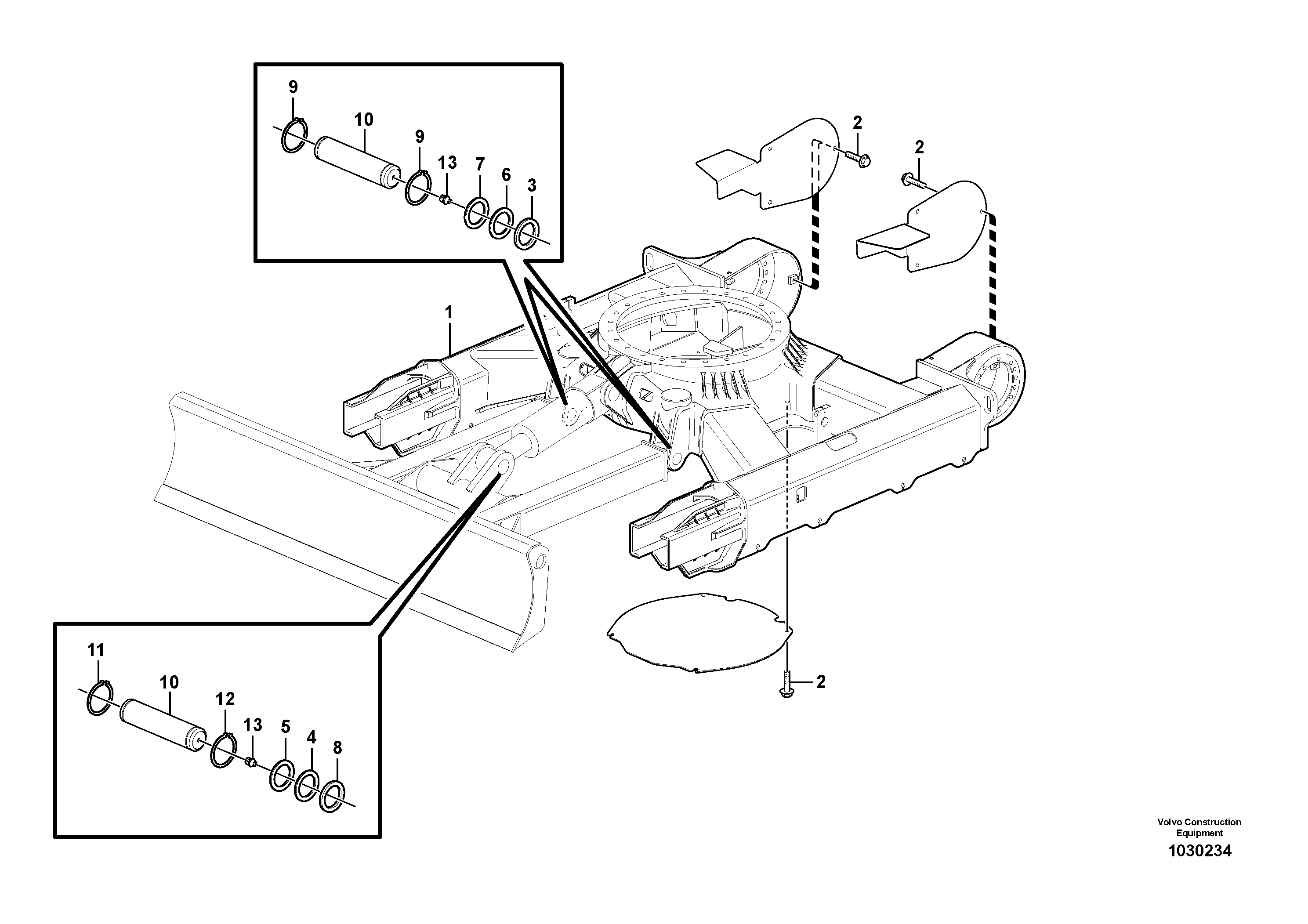 Схема запчастей Volvo EC35C - 66067 Шасси EC35C