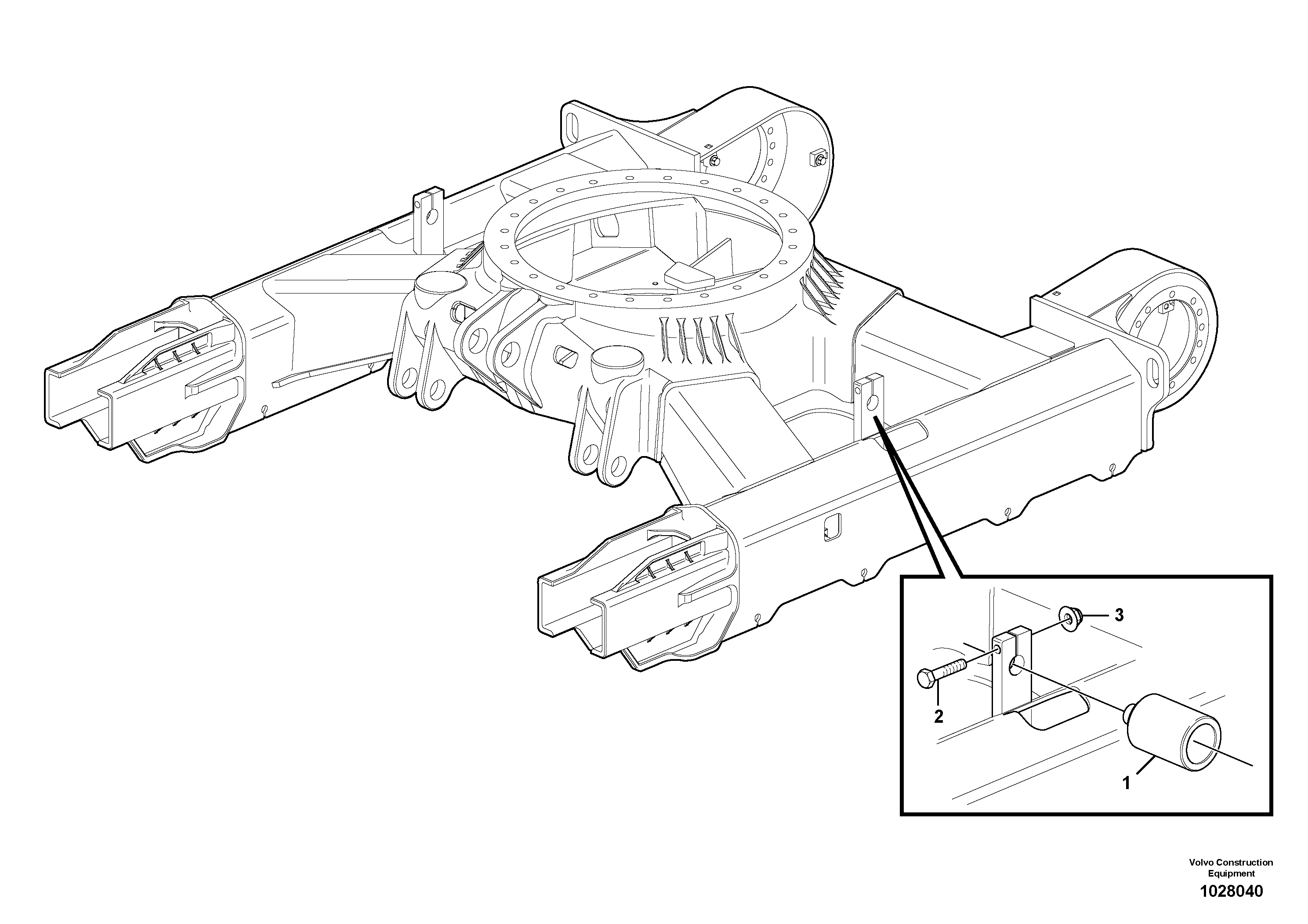 Схема запчастей Volvo EC35C - 26399 Upper roller ( steel and rubber tracks ) EC35C