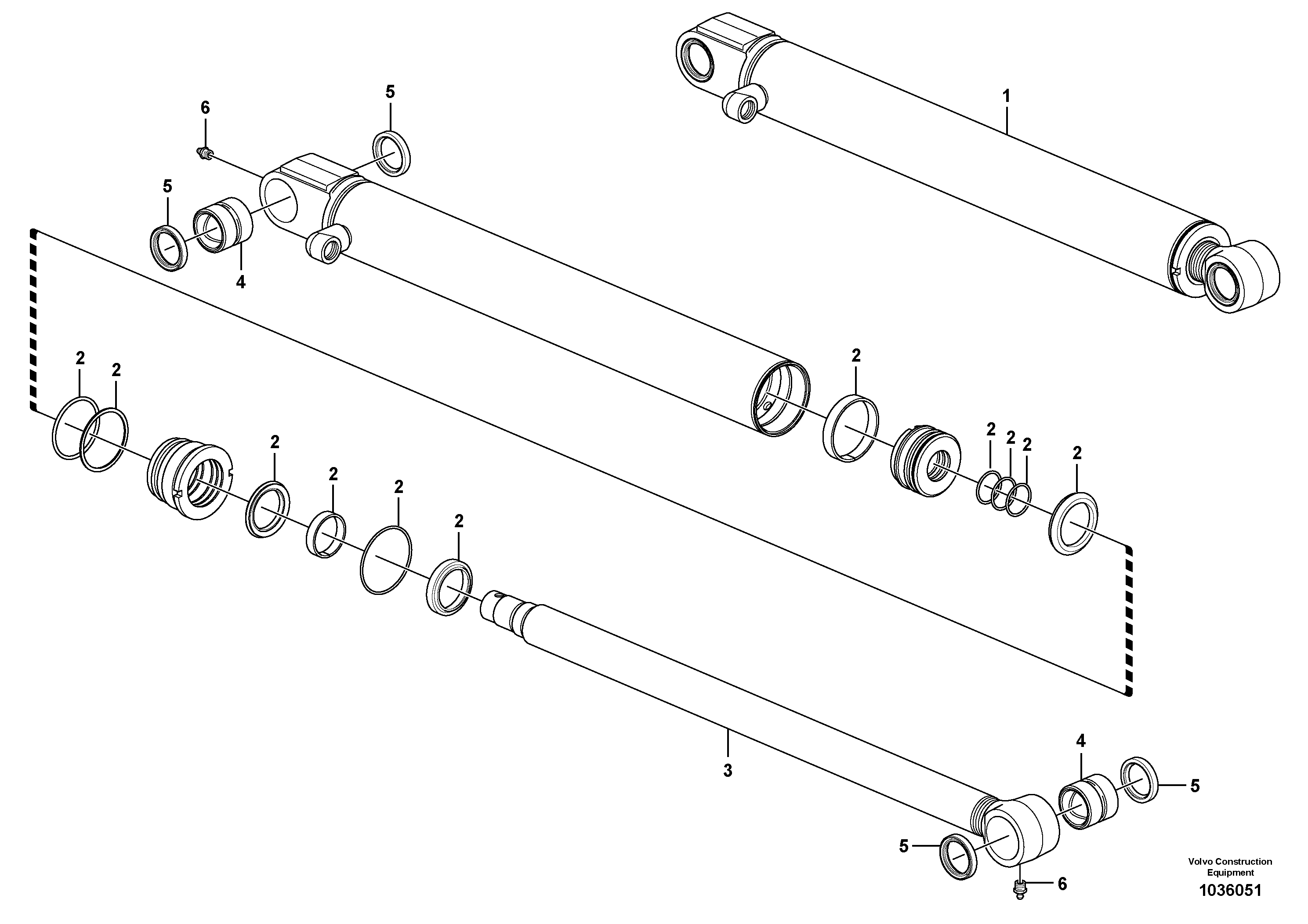 Схема запчастей Volvo EC35C - 50931 Цилиндр ковша EC35C