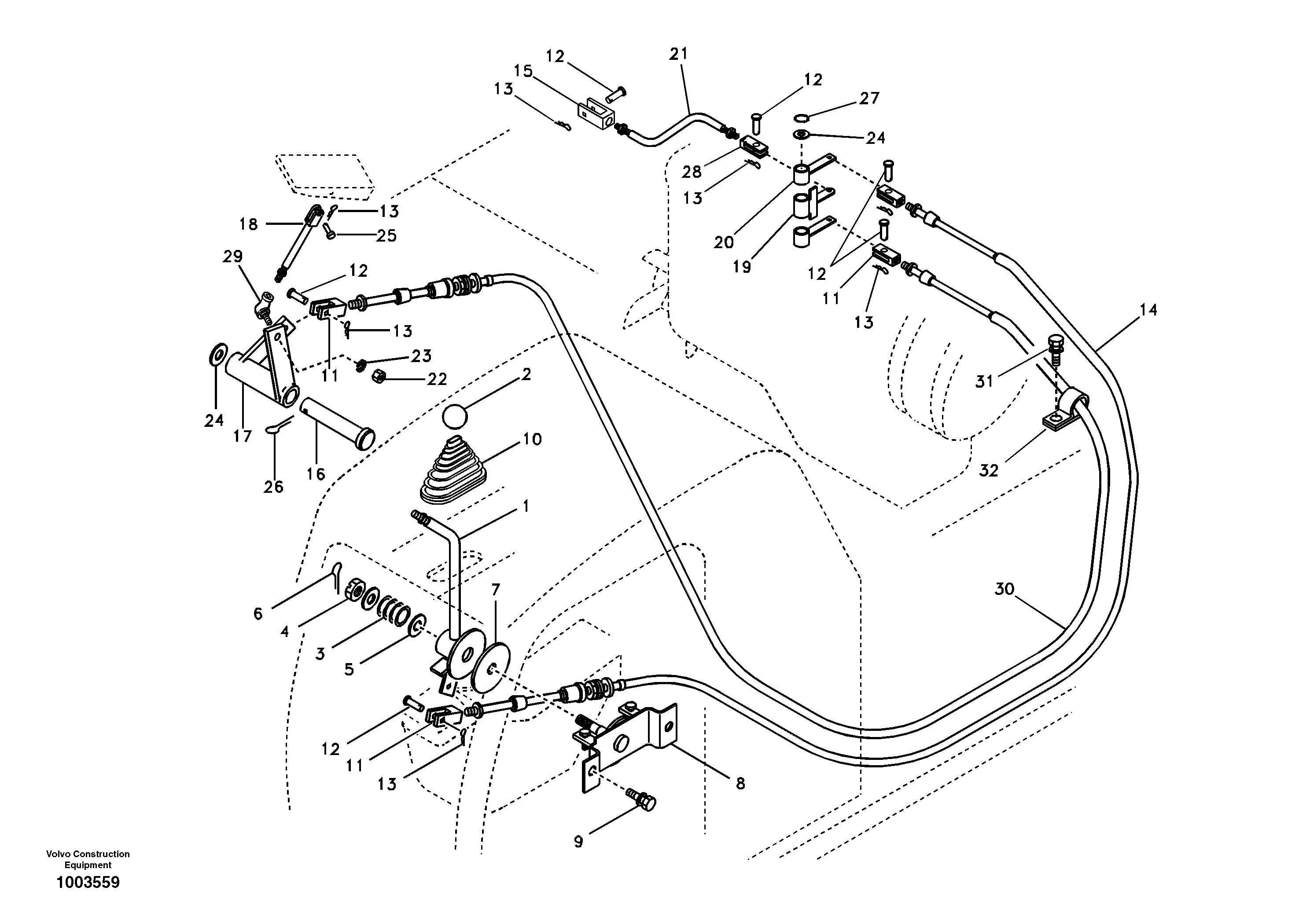 Схема запчастей Volvo EW55 SER NO 5630- - 101874 Speed control 