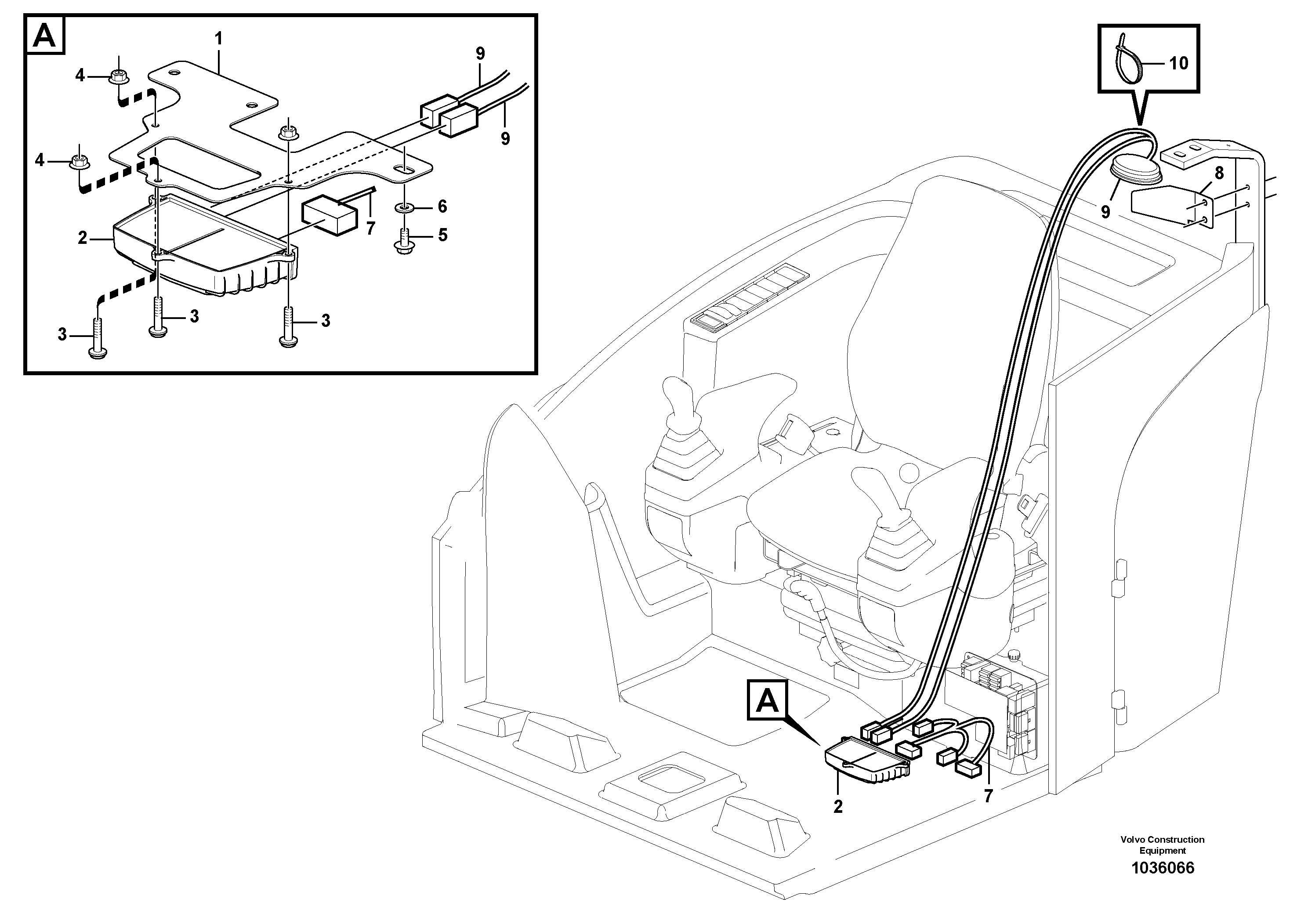 Схема запчастей Volvo EC27C - 98331 System for wireless electronic controlled communication (telematics) EC27C