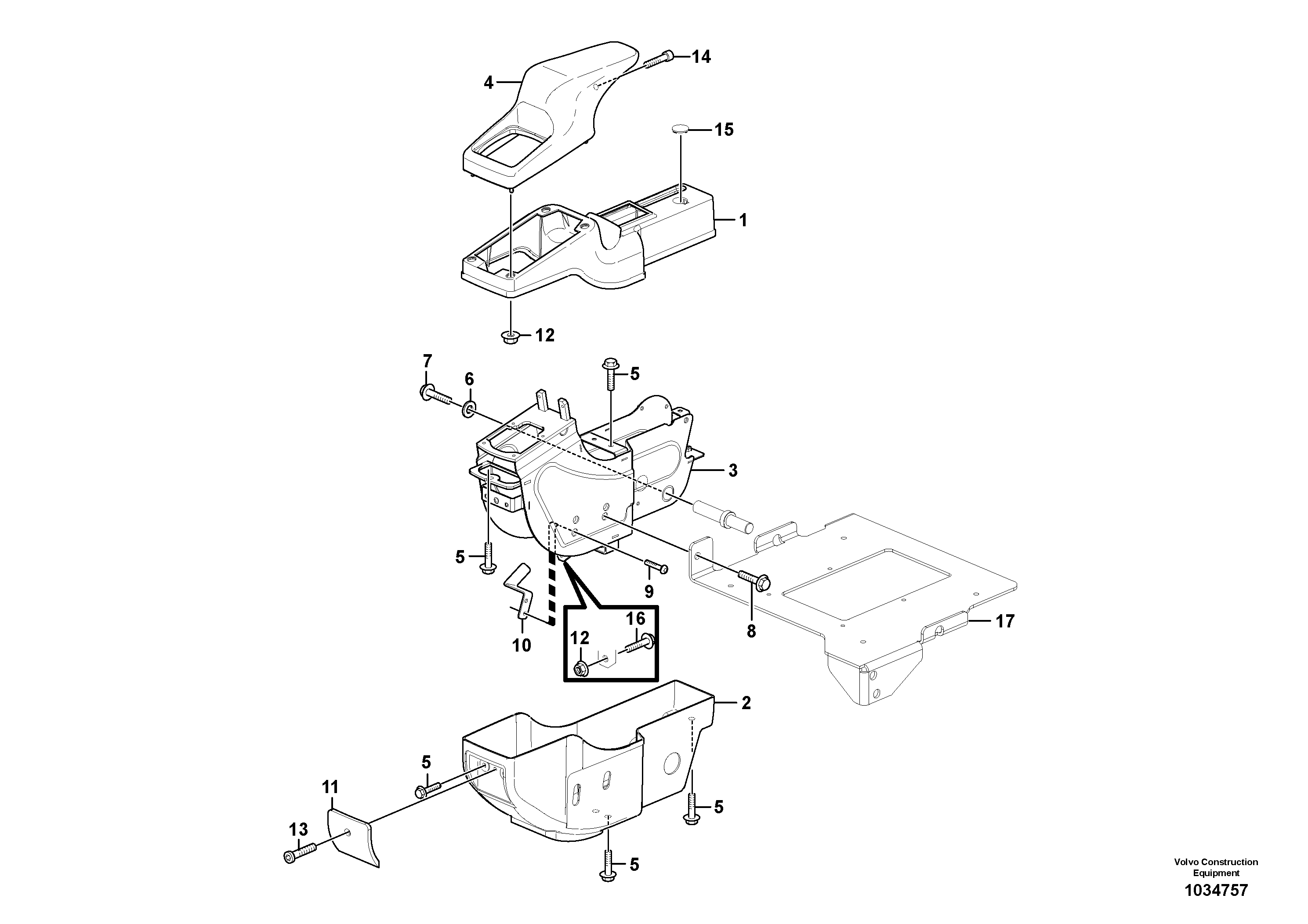 Схема запчастей Volvo EC27C - 21594 Operators station : instrument panel ( right ) EC27C