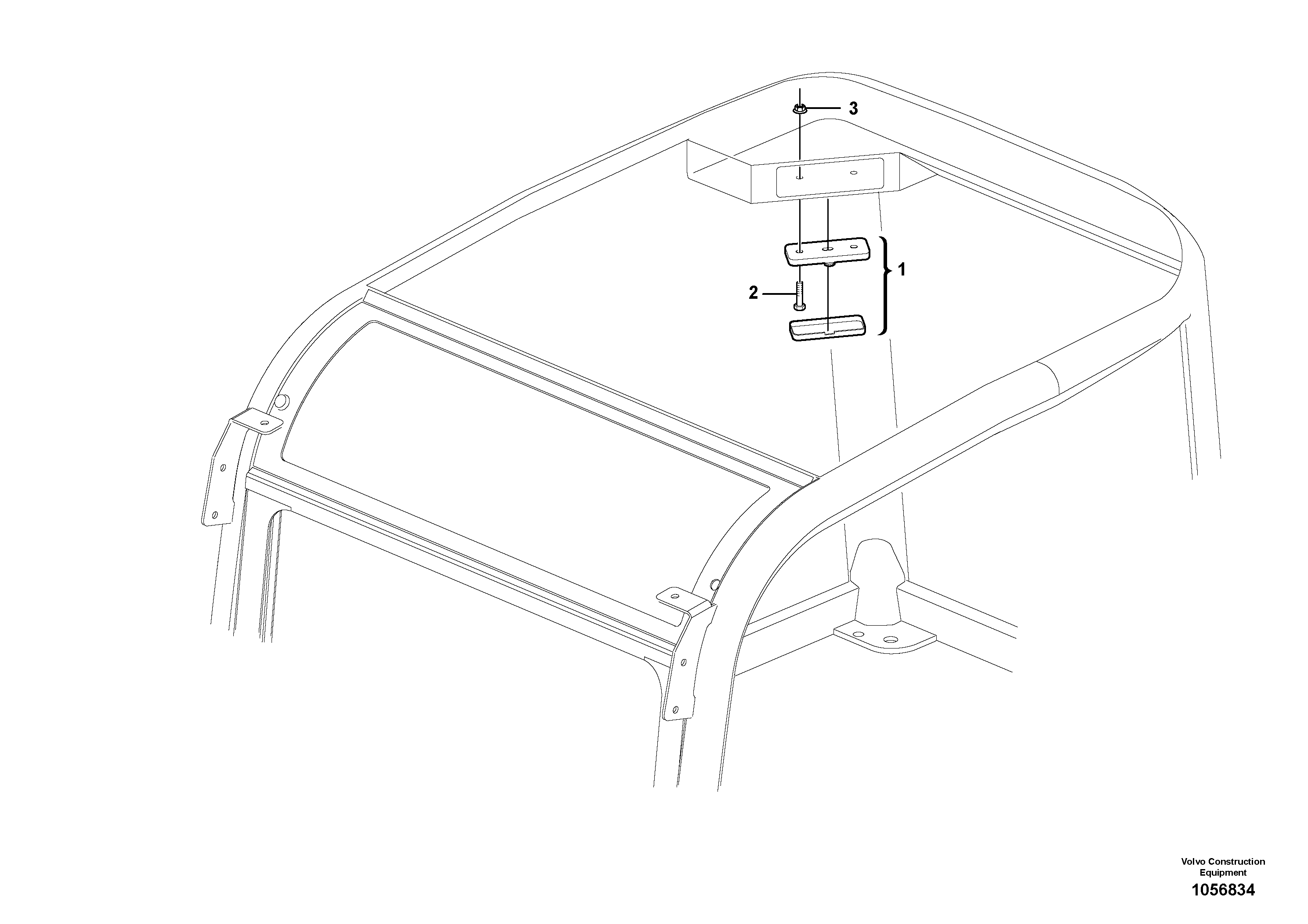 Схема запчастей Volvo EC15C - 83973 Interior lamp EC15C