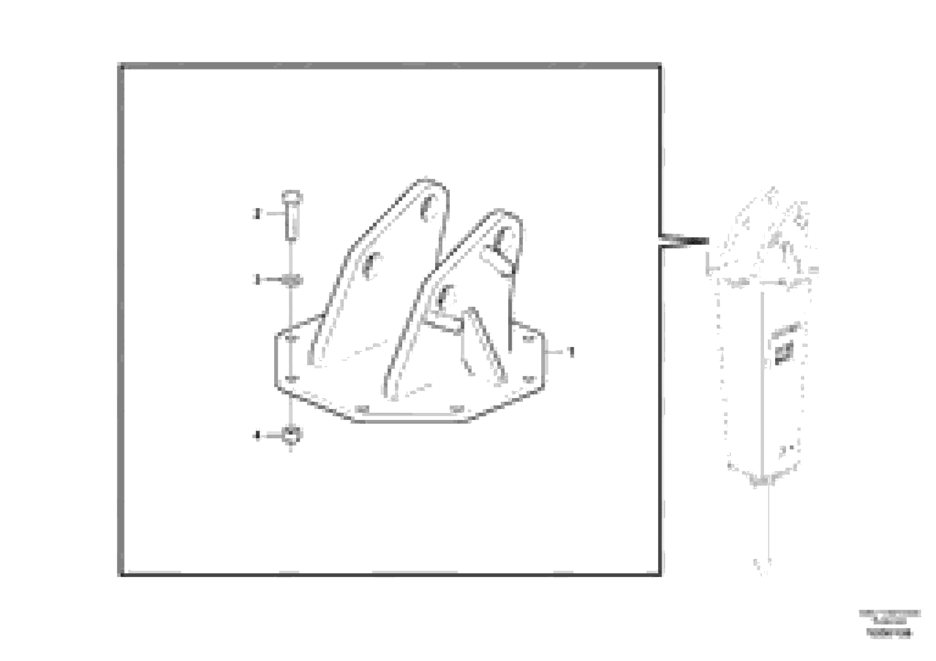 Схема запчастей Volvo EC17C - 84365 Retainer for hammer ATTACHMENTS ATT. COMPACT EXCAVATORS BUCKET&HAMMER