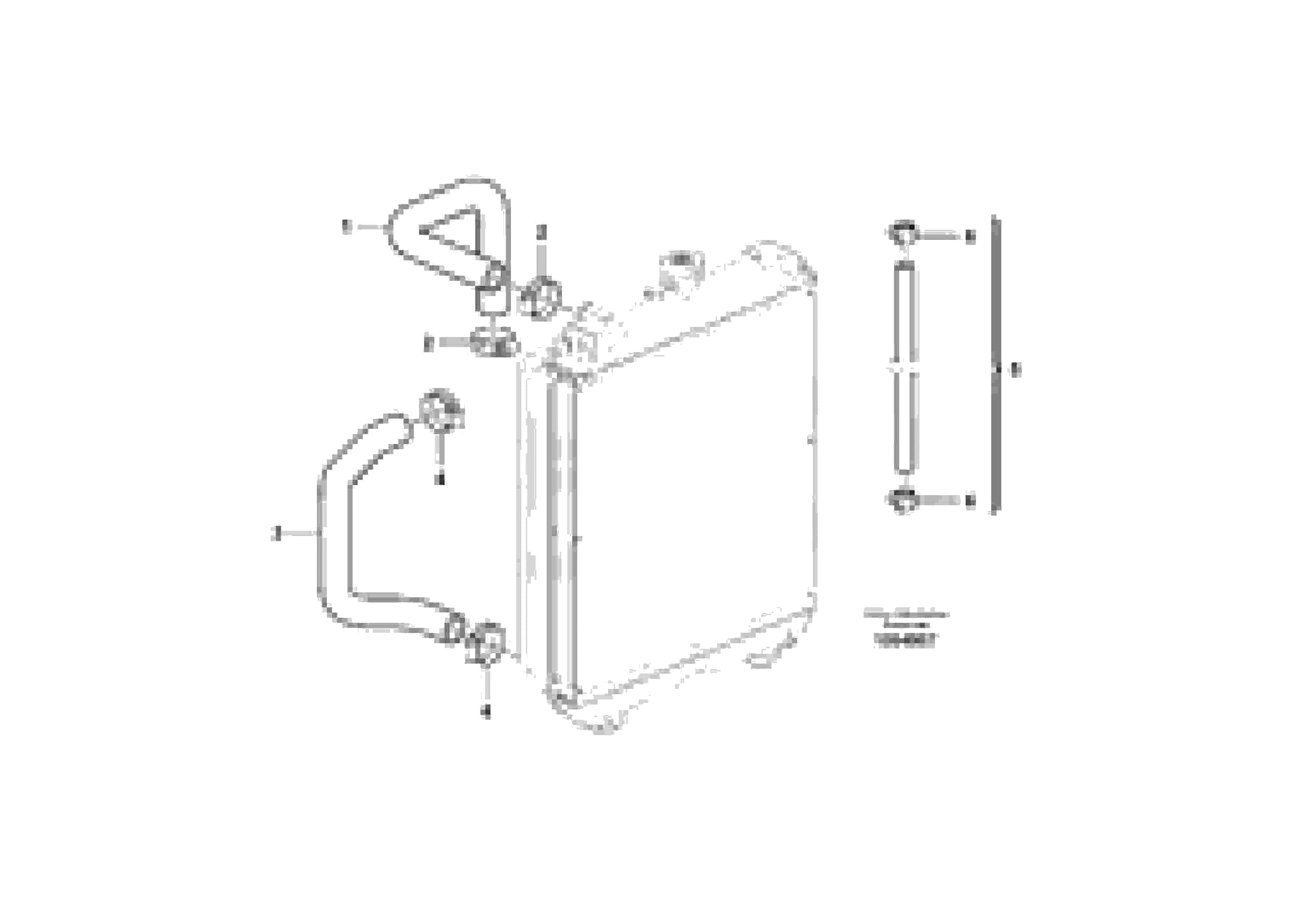 Схема запчастей Volvo EC17C - 69324 Cooling circuit EC17C