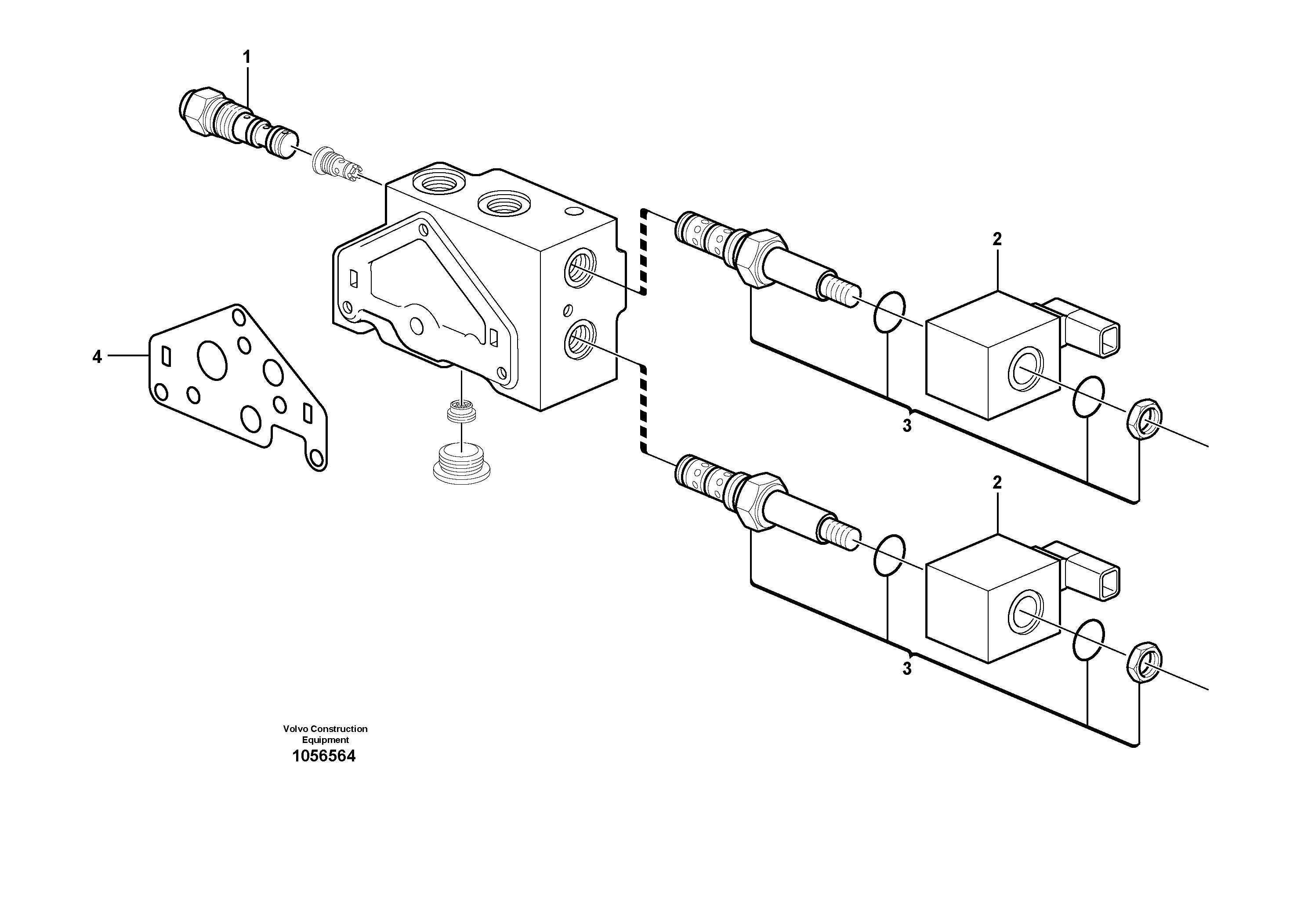 Схема запчастей Volvo EC17C - 72140 Valve section EC17C