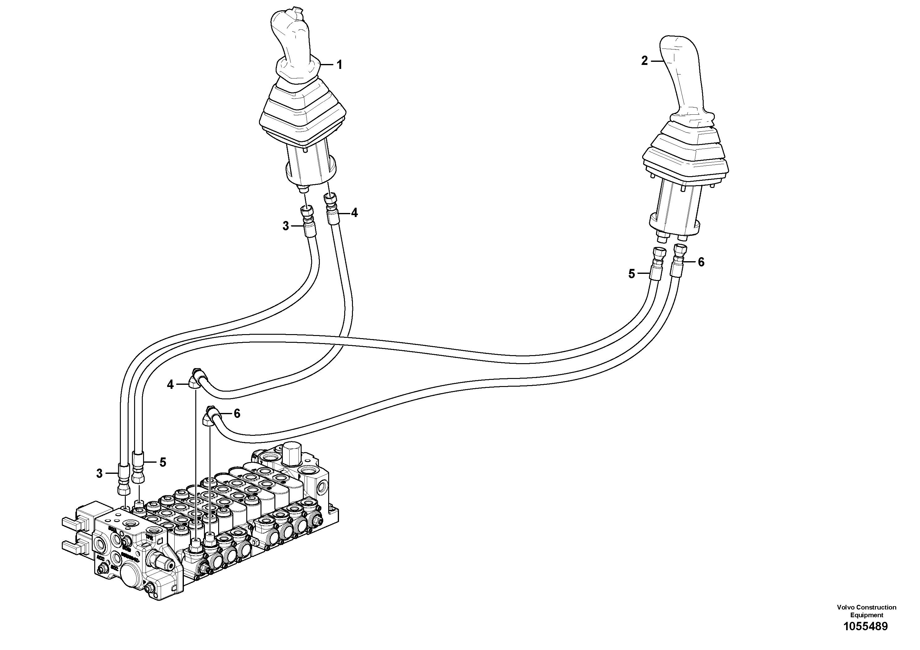 Схема запчастей Volvo EC17C - 72149 Hydraulic circuit ( low pressure ) EC17C