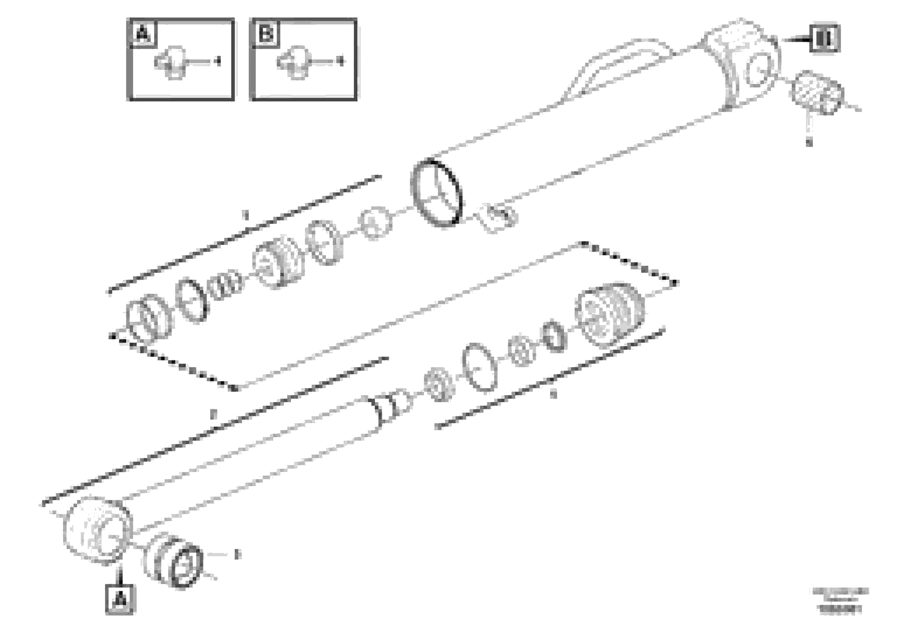 Схема запчастей Volvo EC17C - 67143 Цилиндр ковша EC17C