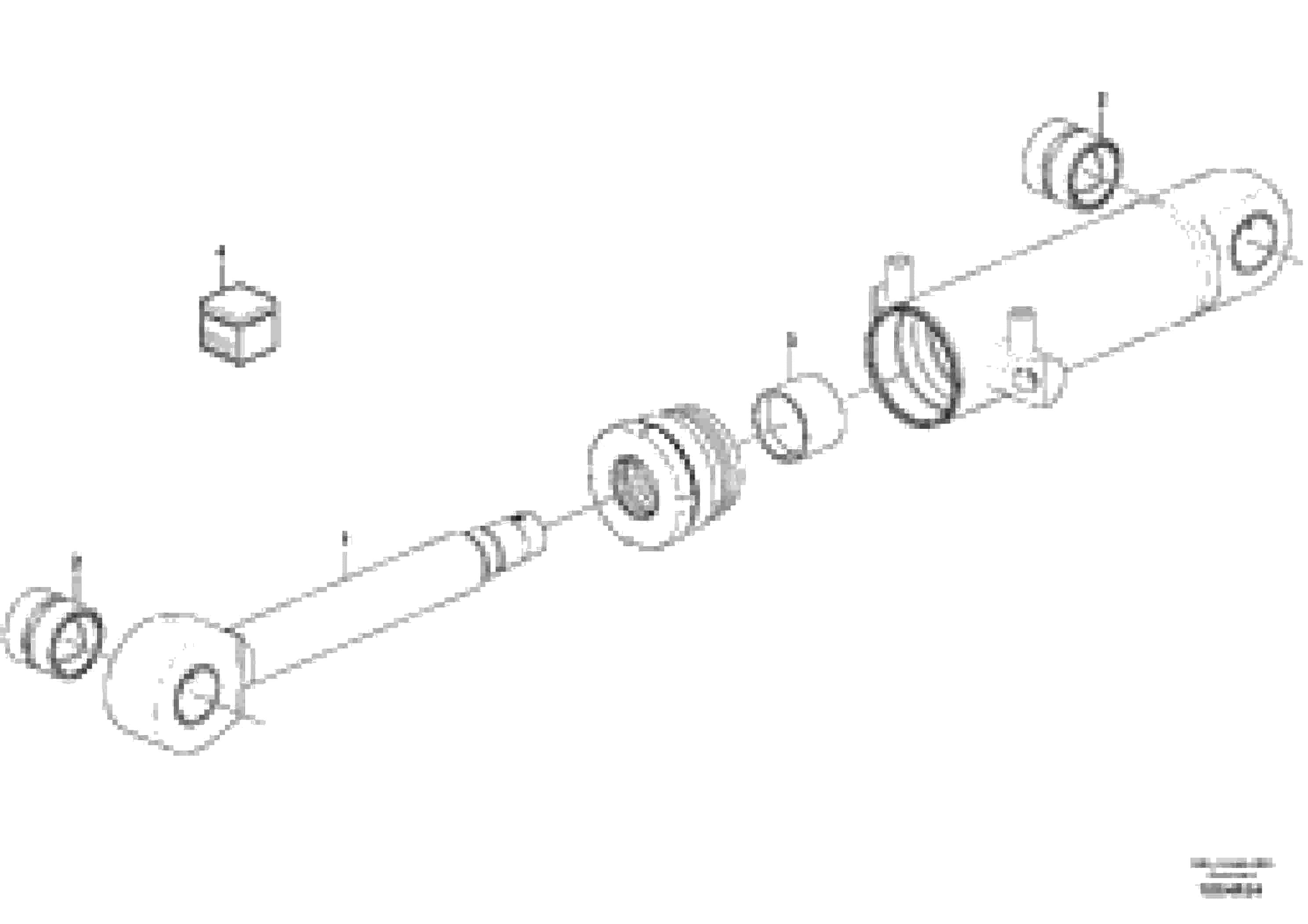 Схема запчастей Volvo EC17C - 67145 Гидроцилиндр отвала EC17C
