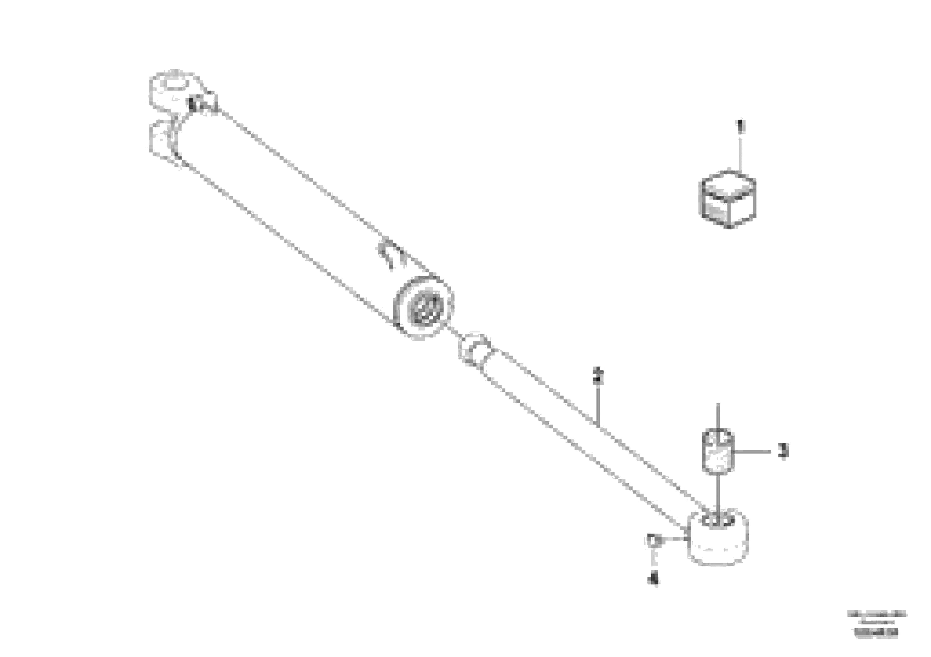 Схема запчастей Volvo EC17C - 67146 Boom offset cylinder EC17C