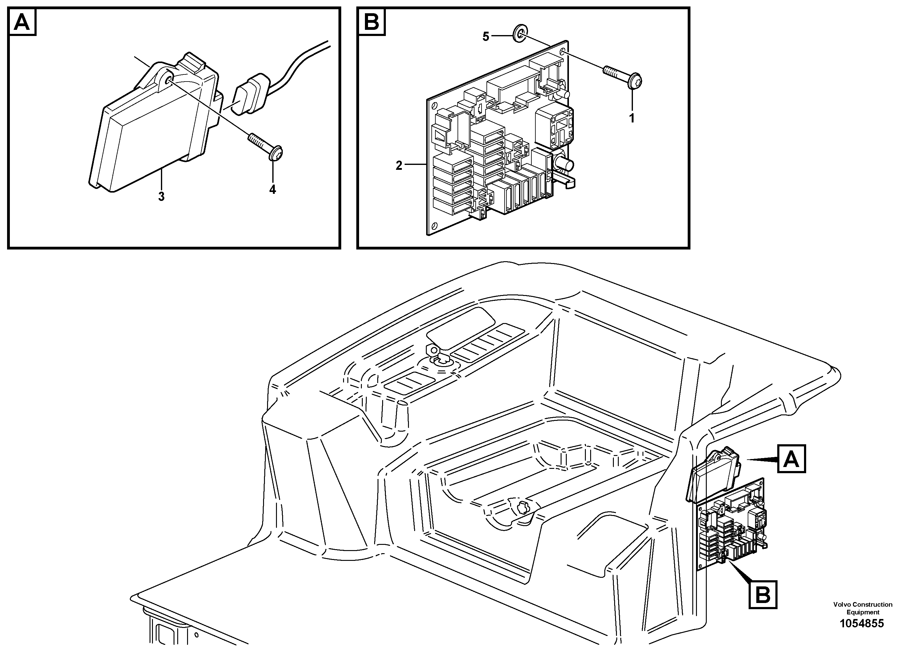 Схема запчастей Volvo EC18C - 71885 Electronic unit EC18C