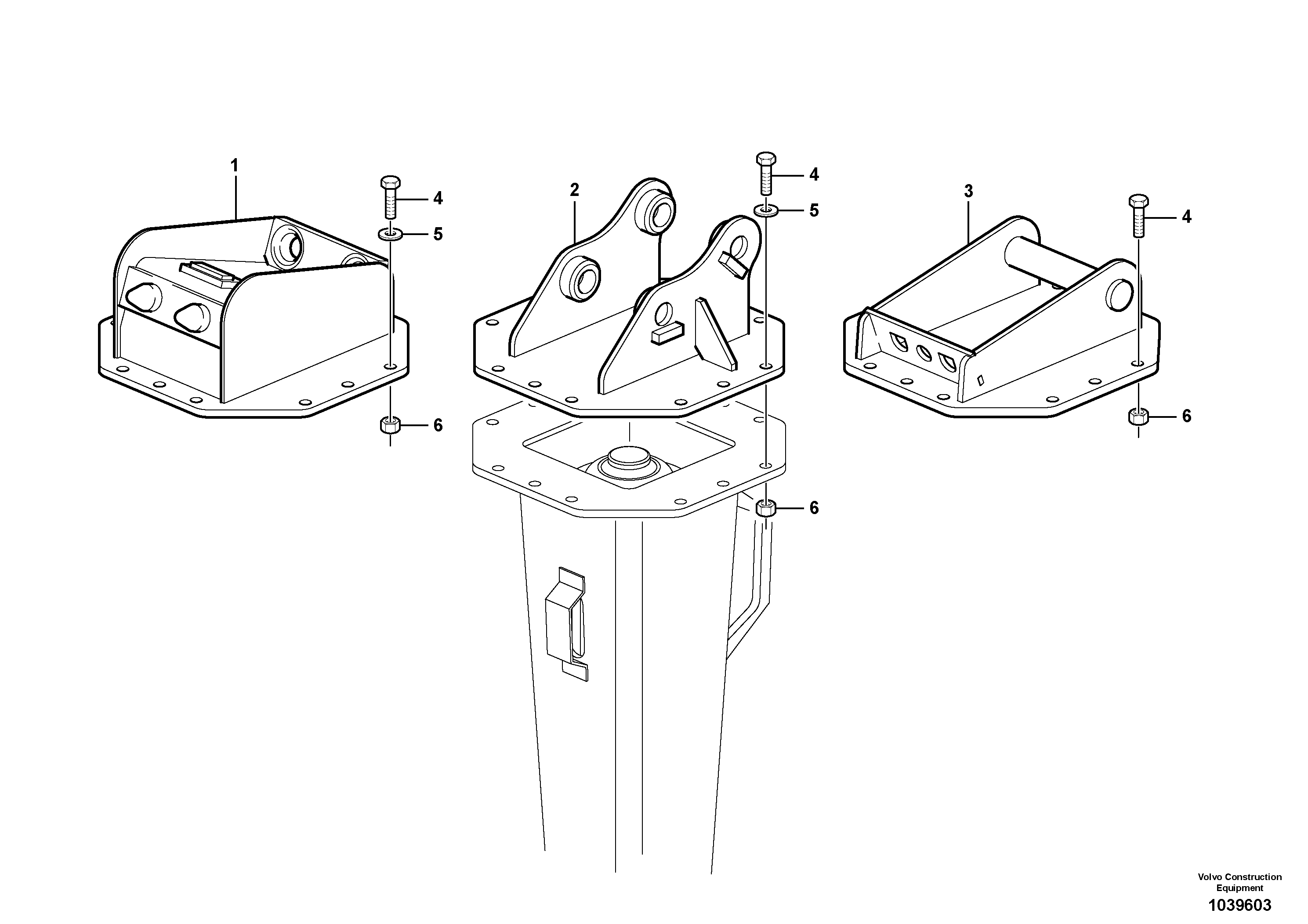 Схема запчастей Volvo EC18C - 77795 Retainer for hammer ATTACHMENTS ATT. COMPACT EXCAVATORS BUCKET&HAMMER