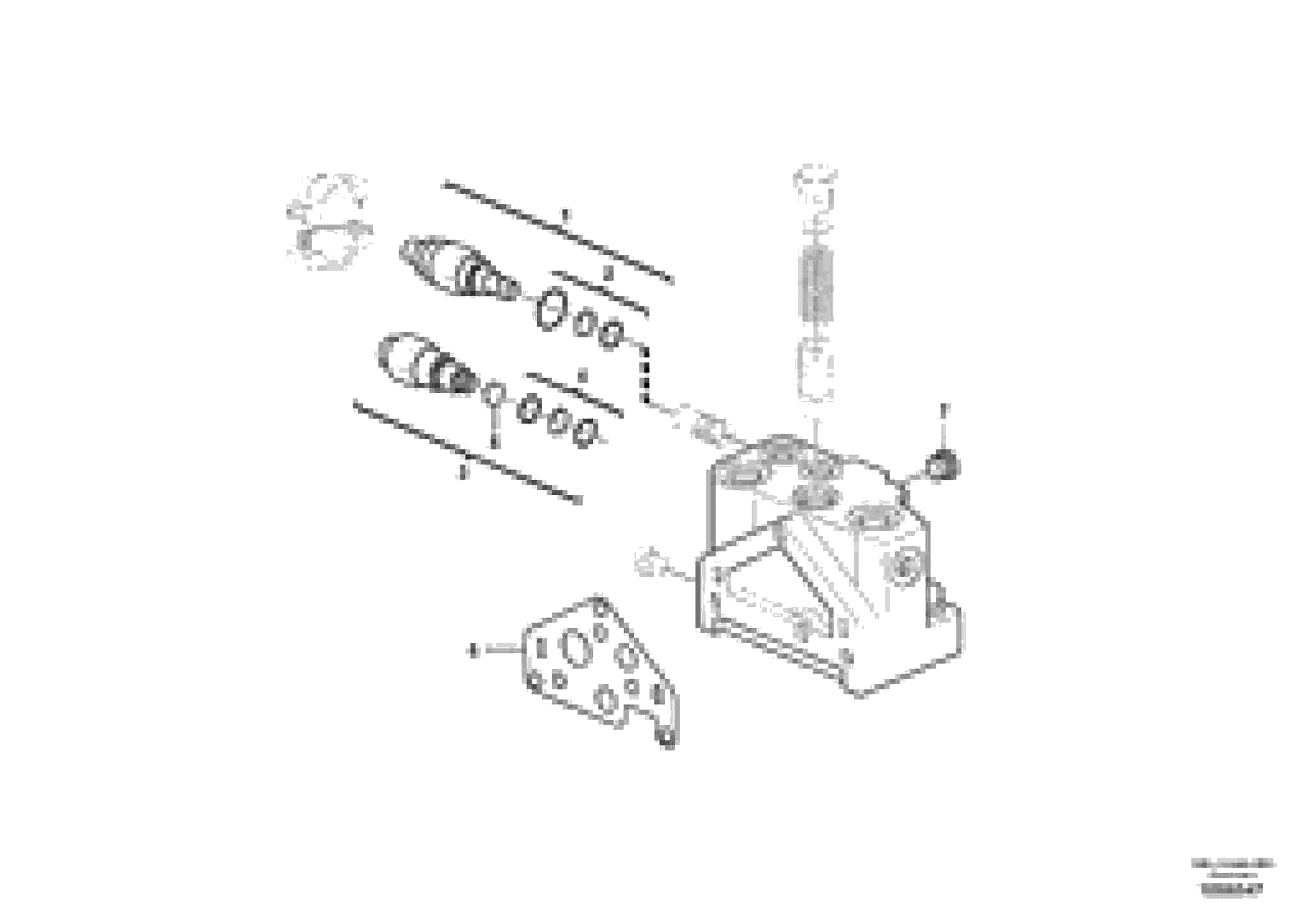 Схема запчастей Volvo EC18C - 68622 Valve section EC18C