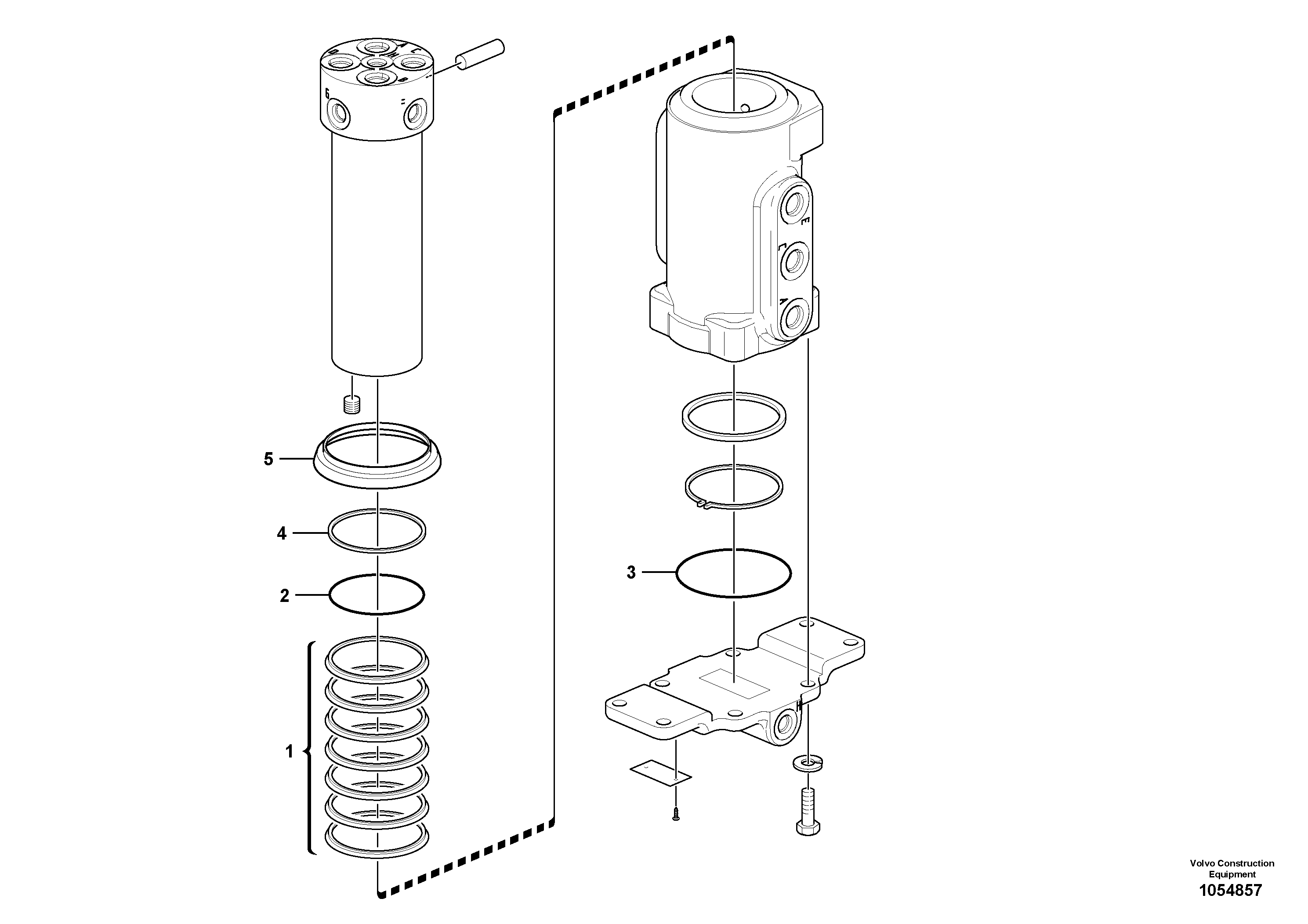 Схема запчастей Volvo EC20C - 67755 Swivel joint EC20C