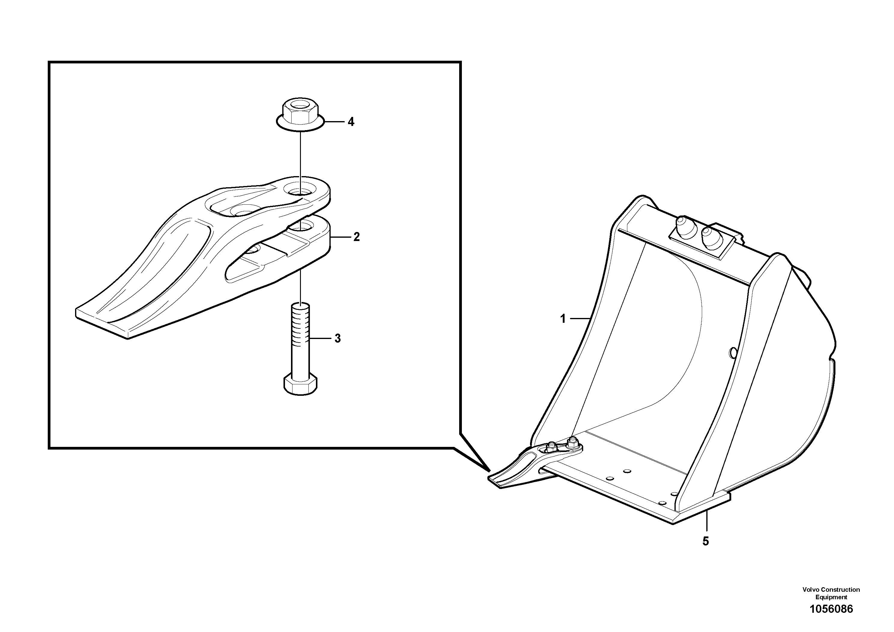 Схема запчастей Volvo EC20C - 82820 Buckets for Quickfit ATTACHMENTS ATT. COMPACT EXCAVATORS BUCKET&HAMMER
