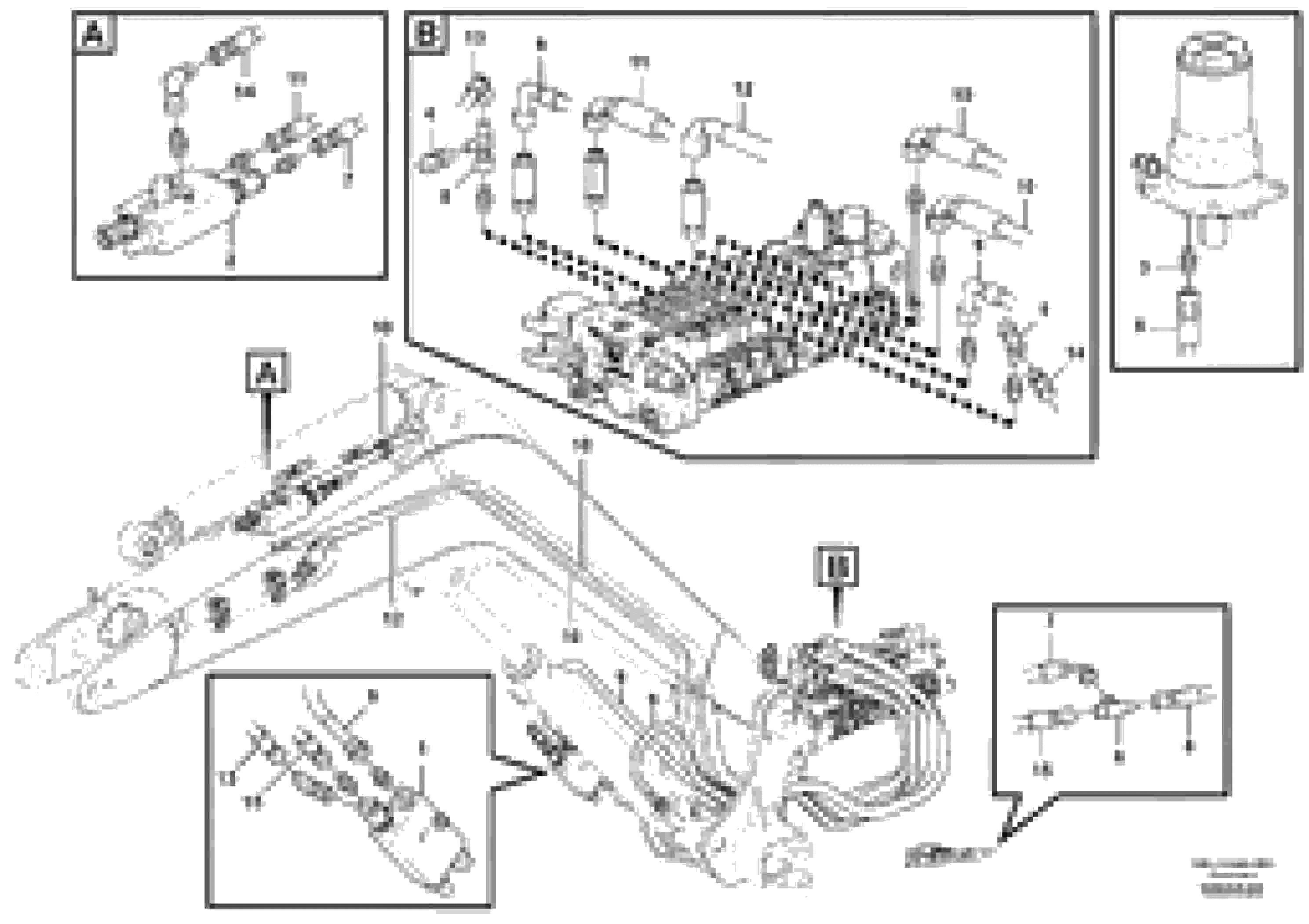Схема запчастей Volvo EC20C - 70697 Working Hydraulics, Valves EC20C