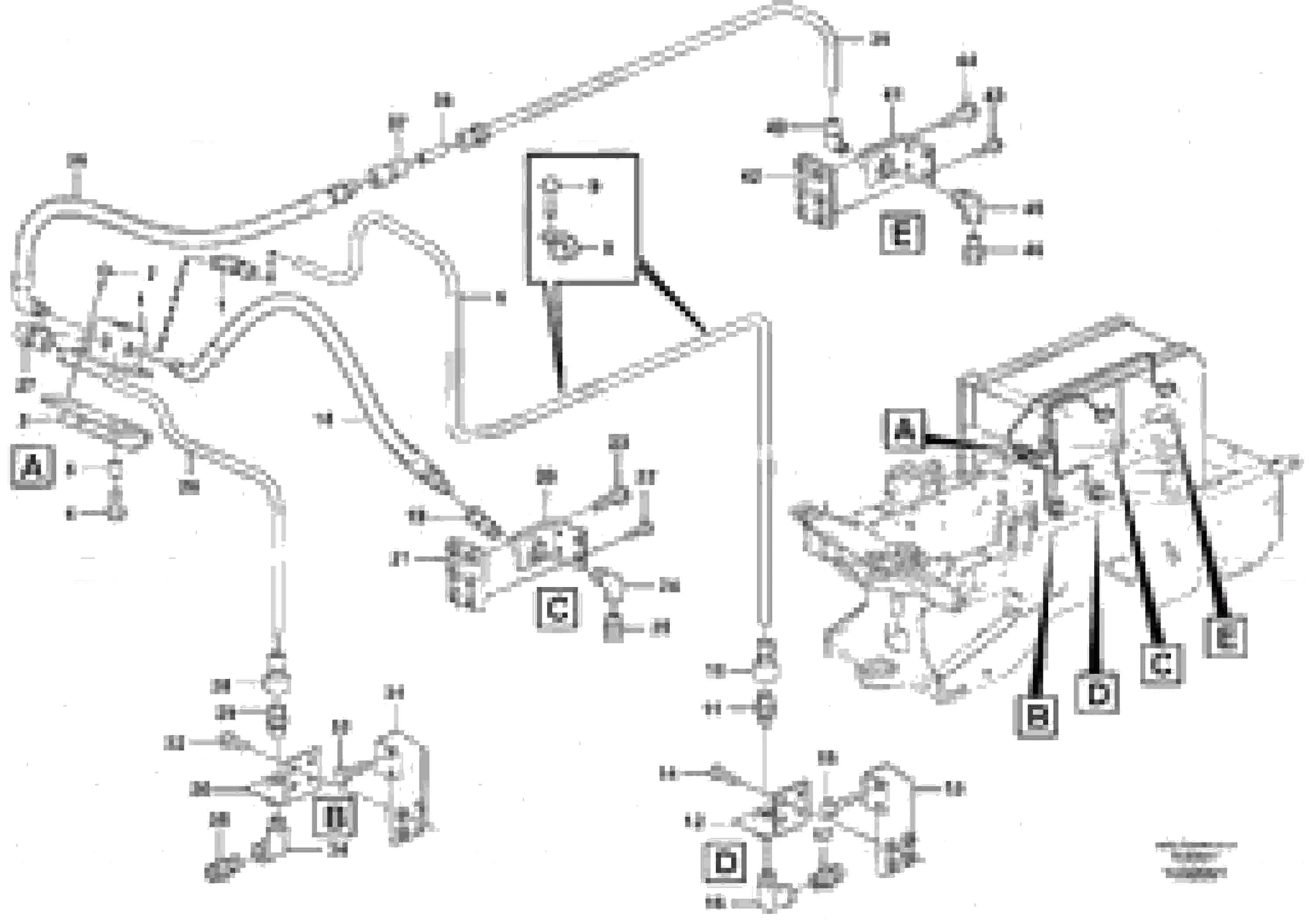 Схема запчастей Volvo L220E - 14166 Fire suppression system L220E SER NO 4003 - 5020