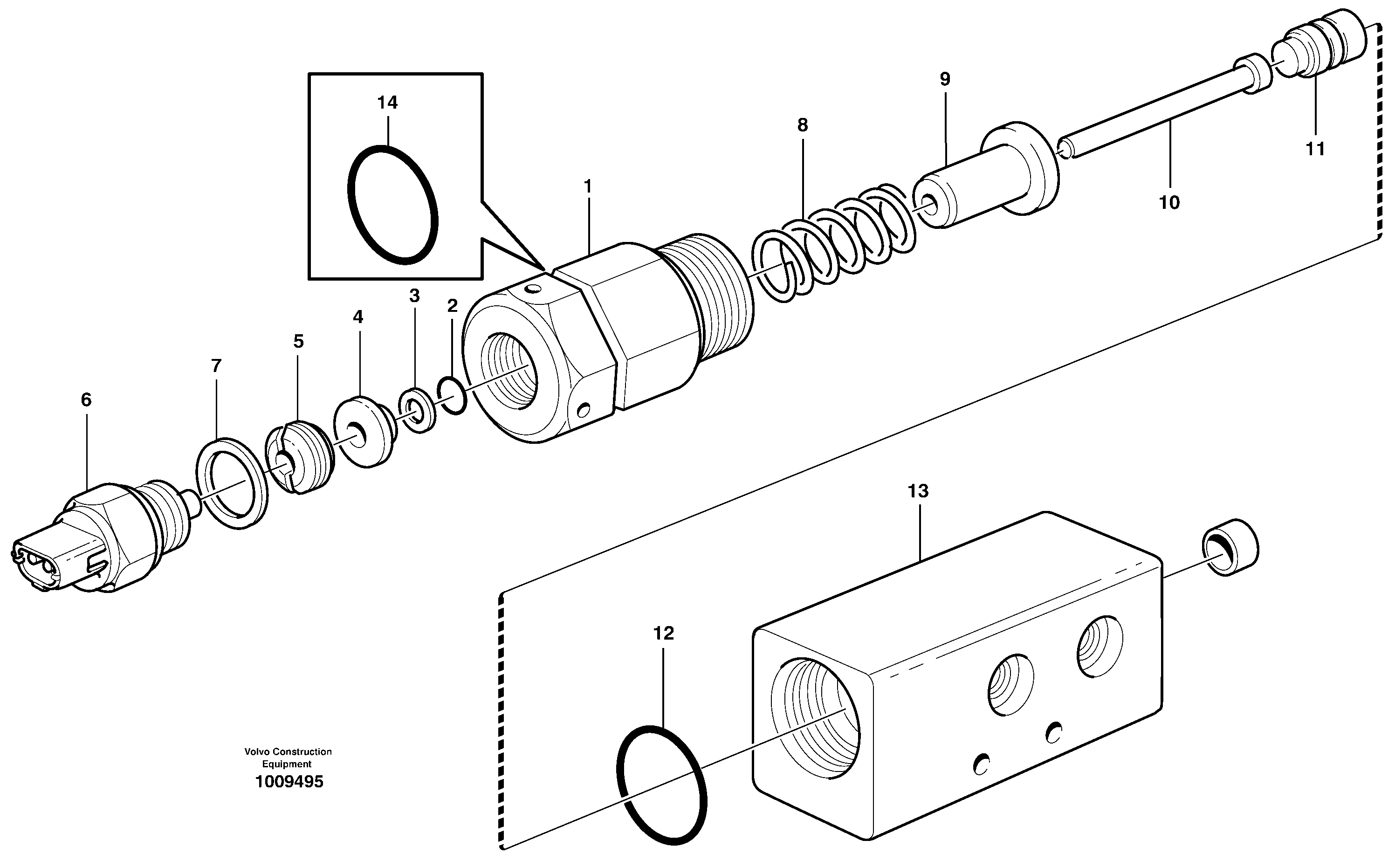 Схема запчастей Volvo L220E - 8189 Pressure monitor L220E SER NO 4003 - 5020