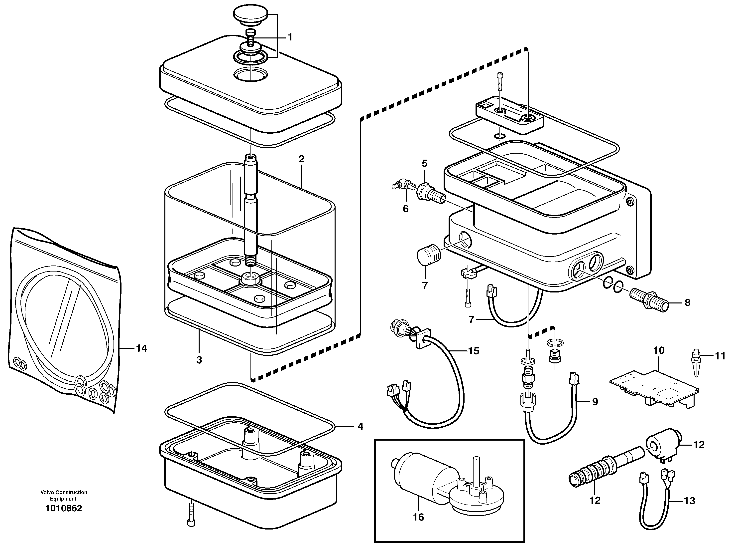 Схема запчастей Volvo L220E - 25679 Pump:central lubrication L220E SER NO 2001 - 3999