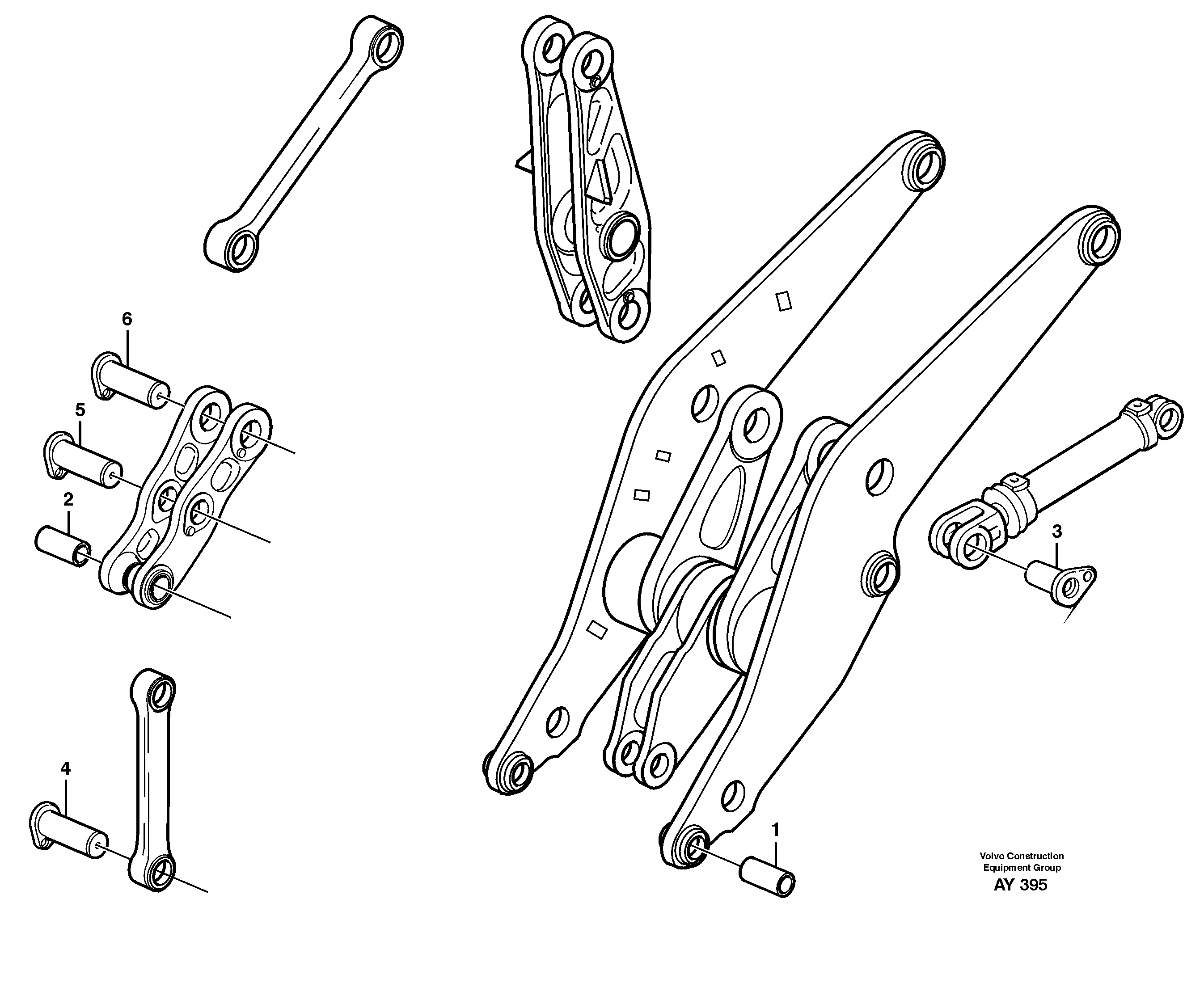 Схема запчастей Volvo L220D - 25784 Central lubrication with fitting parts L220D SER NO 1001-