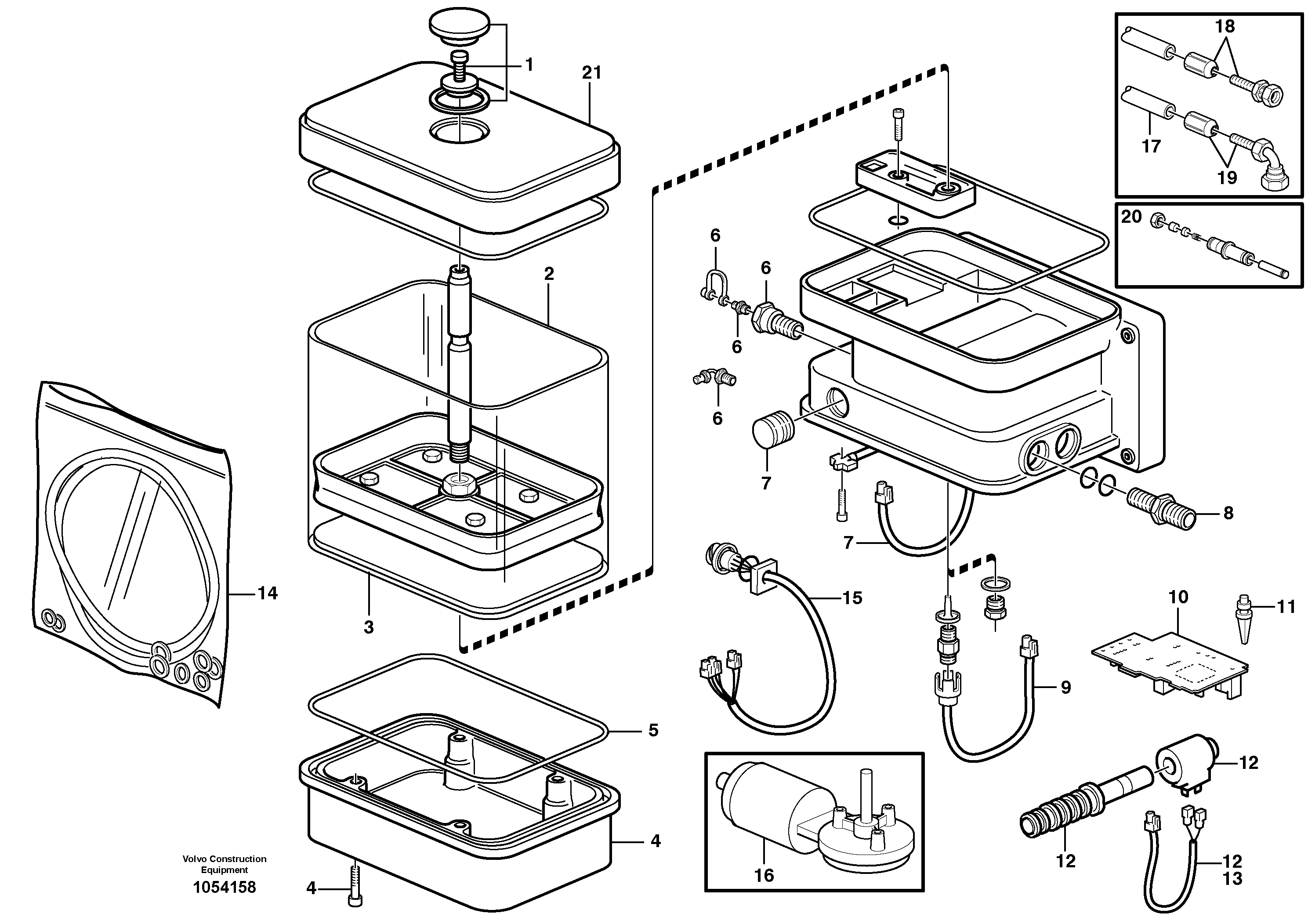 Схема запчастей Volvo L220D - 65364 Pump:central lubrication L220D SER NO 1001-
