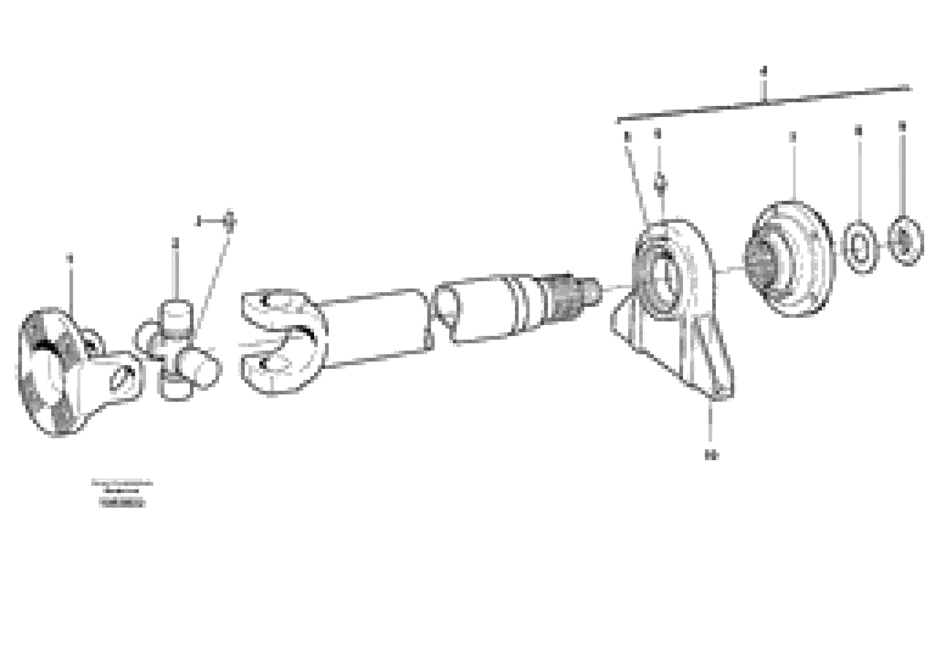 Схема запчастей Volvo L220D - 58942 Вал карданный L220D SER NO 1001-