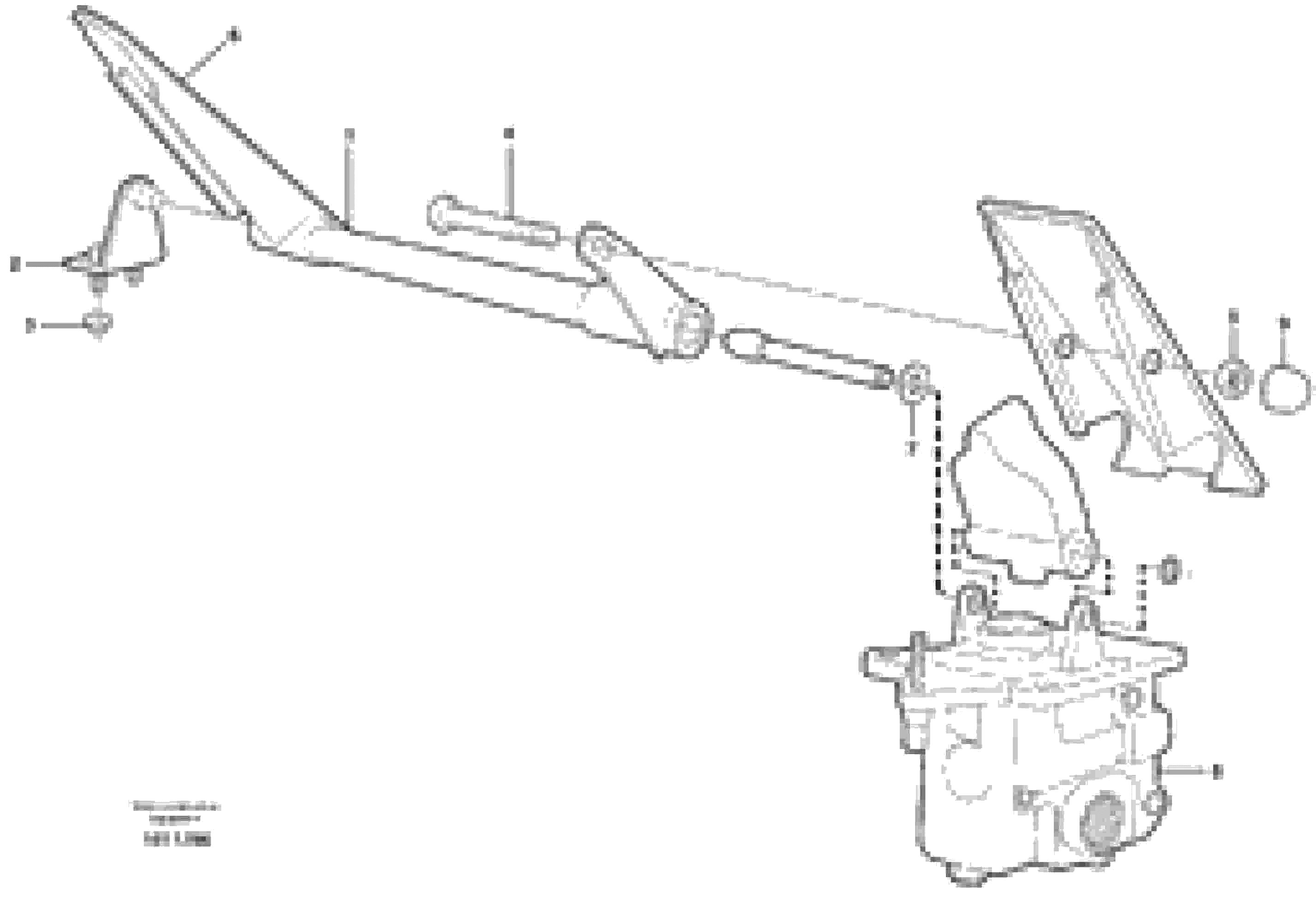 Схема запчастей Volvo L220D - 86289 Dual brake pedals L220D SER NO 1001-