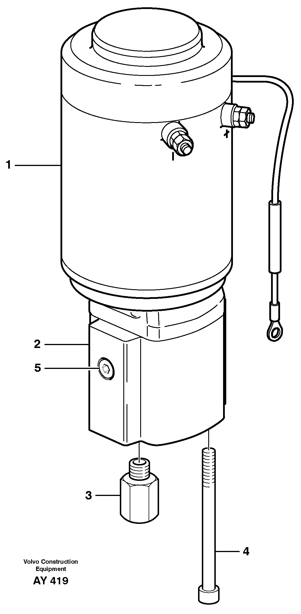 Схема запчастей Volvo L220D - 24217 Pump unit L220D SER NO 1001-