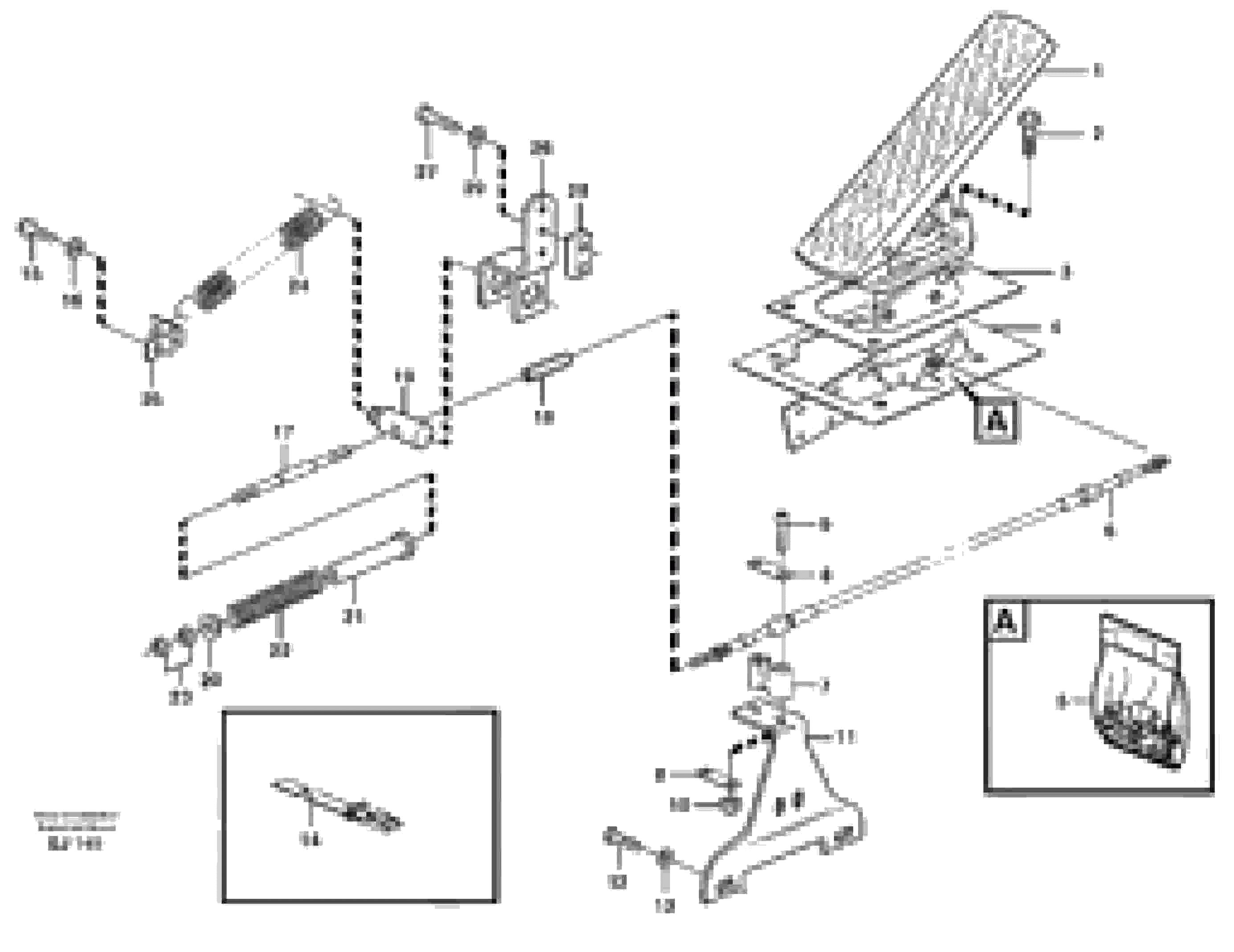 Схема запчастей Volvo L330D - 61982 Regulator control L330D