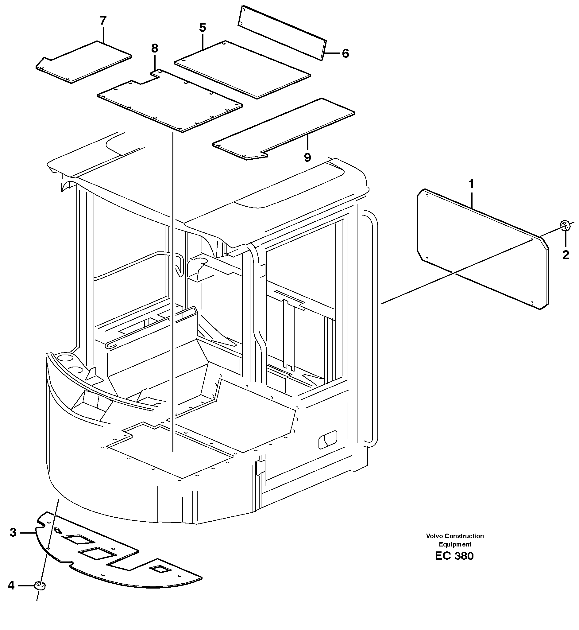 Схема запчастей Volvo L150D - 39914 Noise reduction L150D