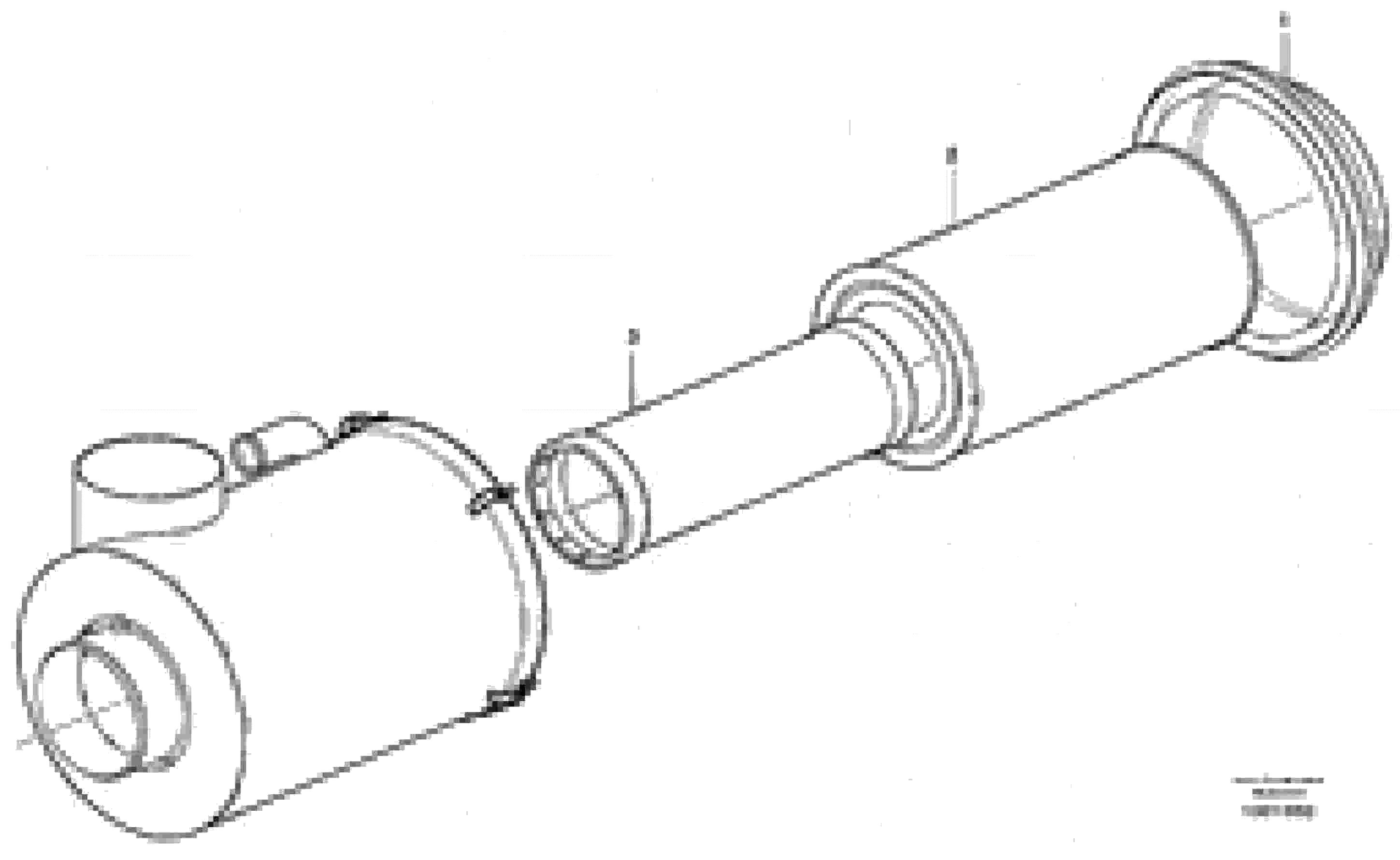 Схема запчастей Volvo L70D - 20973 Фильтр воздушный L70D