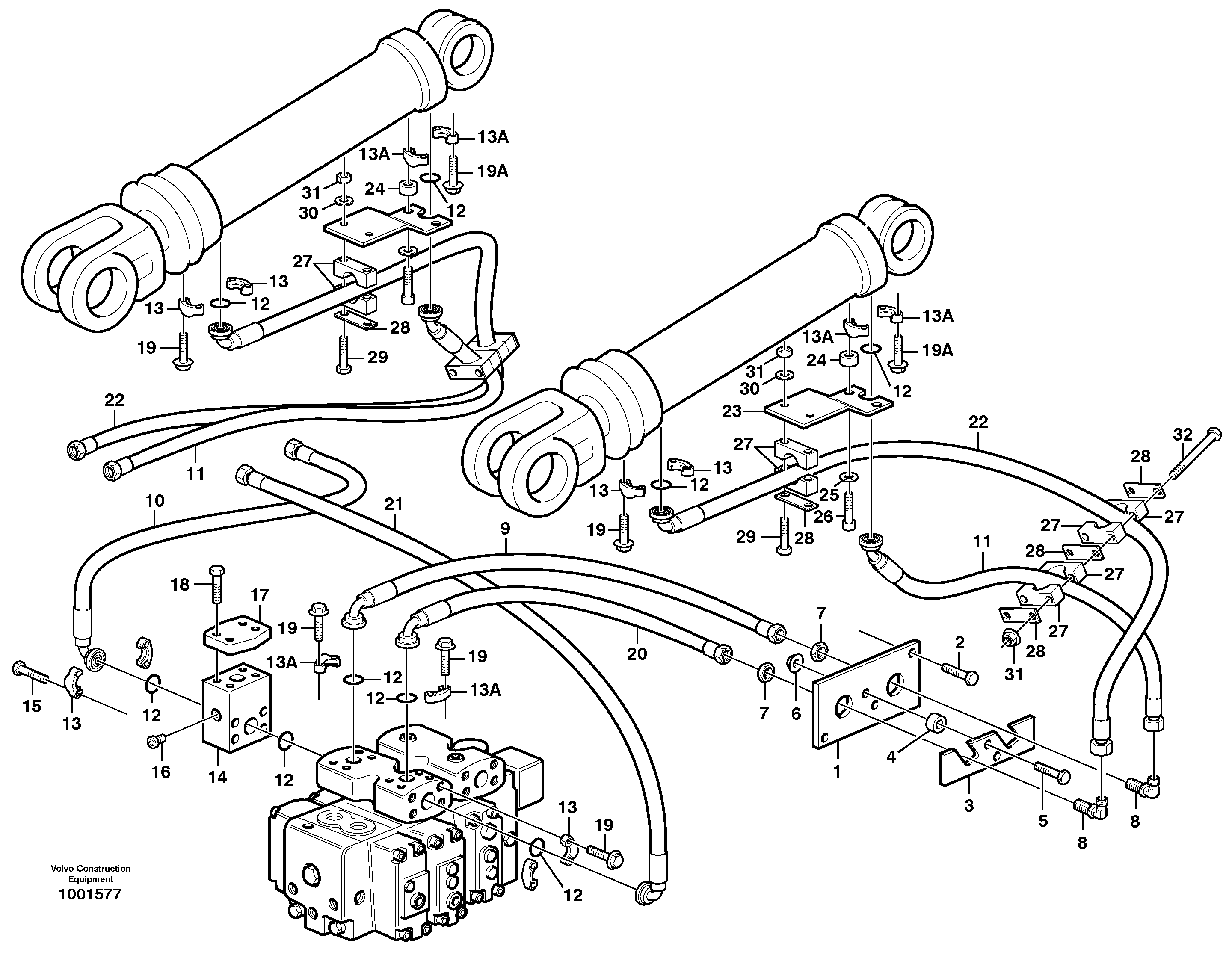 Схема запчастей Volvo L70D - 81827 Lift function L70D